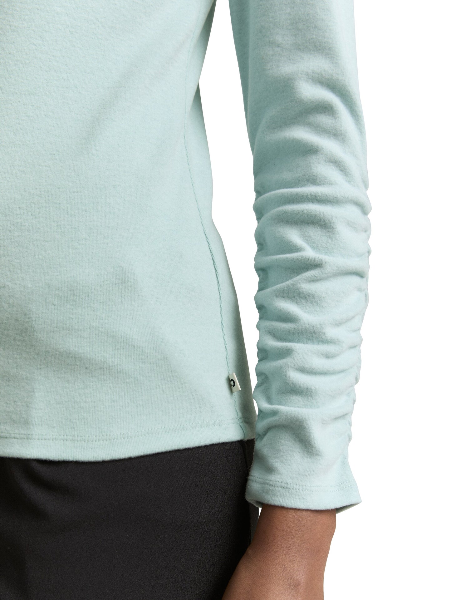 Langarmshirt mit Raffärmeln