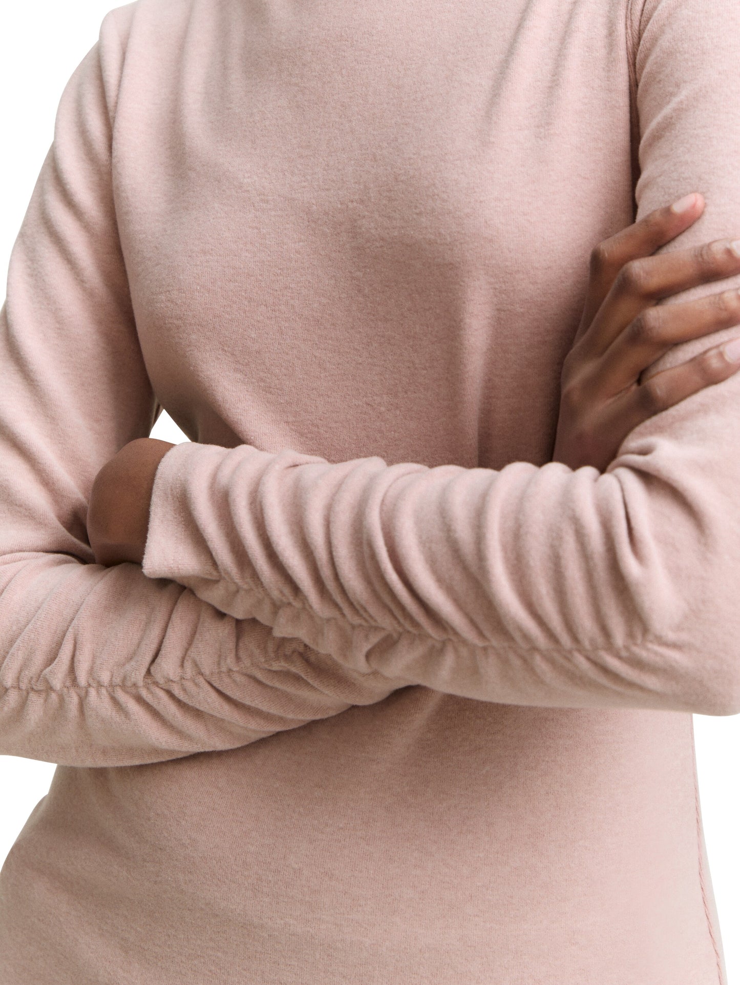 Langarmshirt mit Raffärmeln