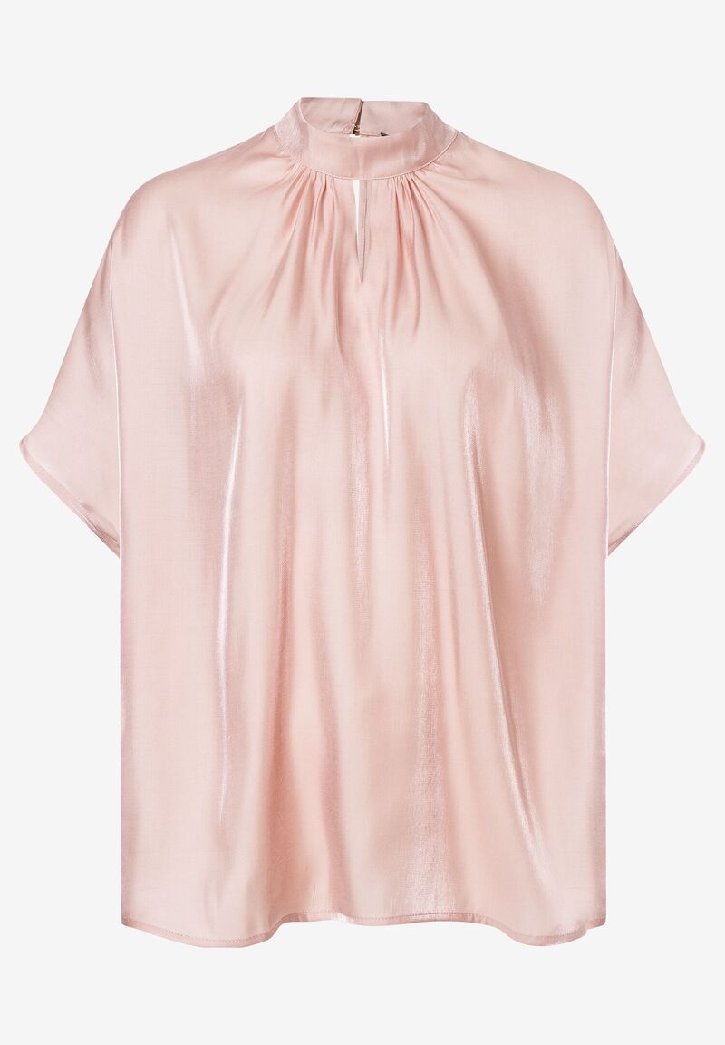 schimmernde Bluse powder rose Sommer-Kollektion