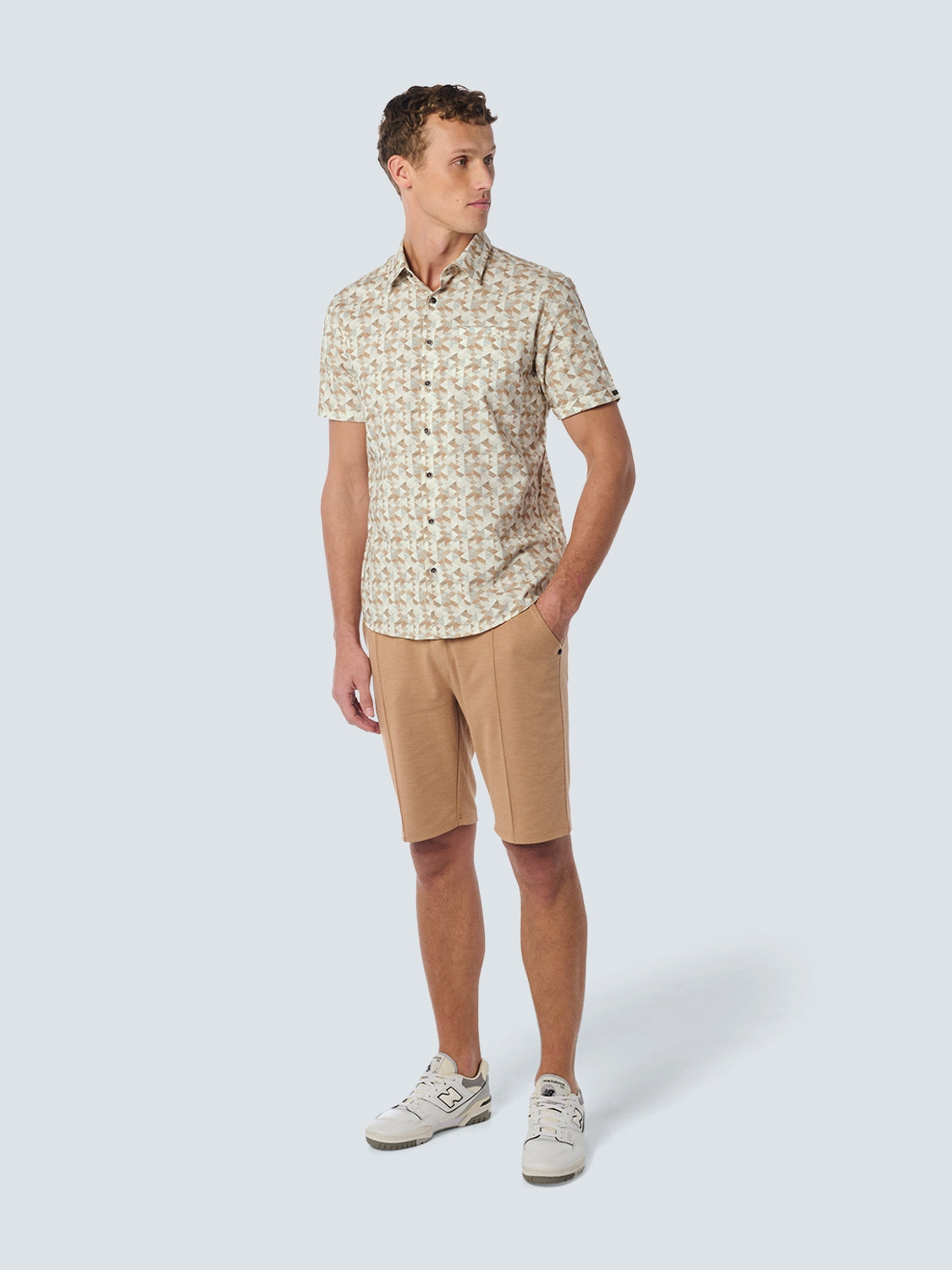 Shirt Short Sleeve Allover Printed