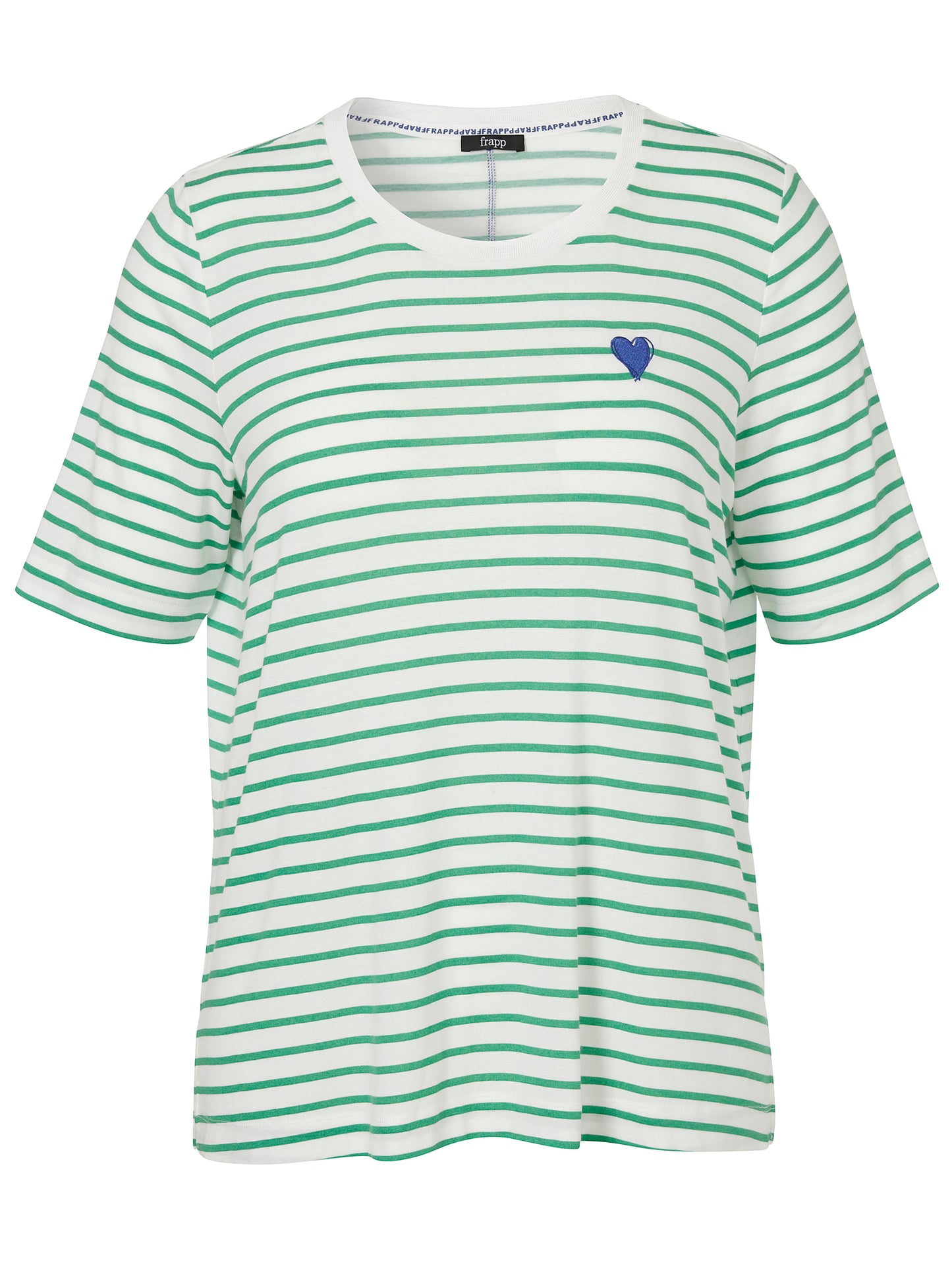T-Shirt Rundhals 1/2 Arm Druck Ringel