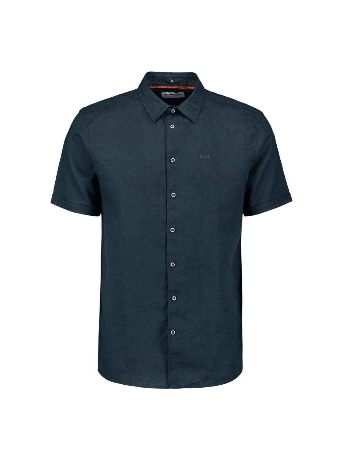 Shirt Short Sleeve Linen Solid