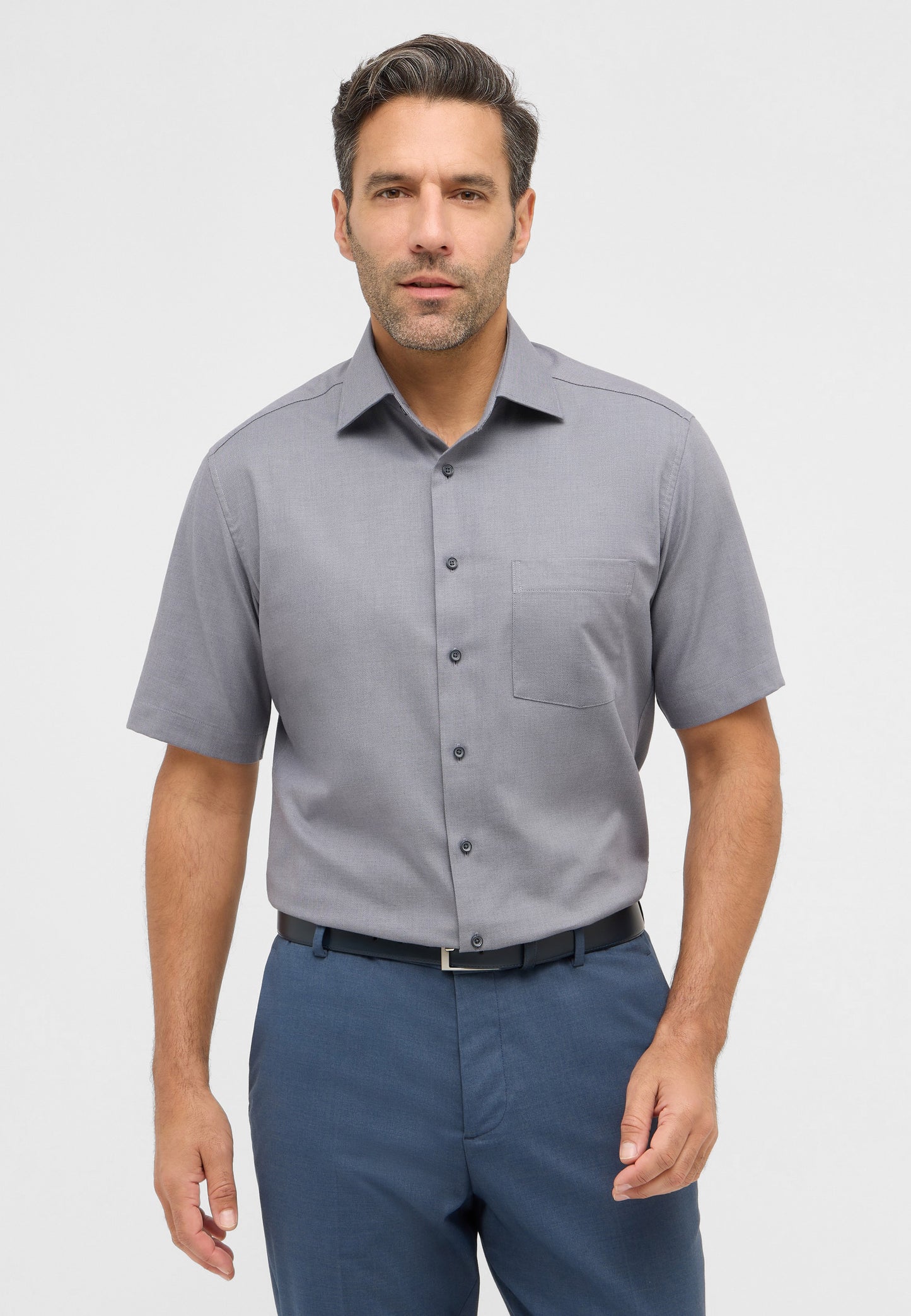 Hemd Twill Kurzarm