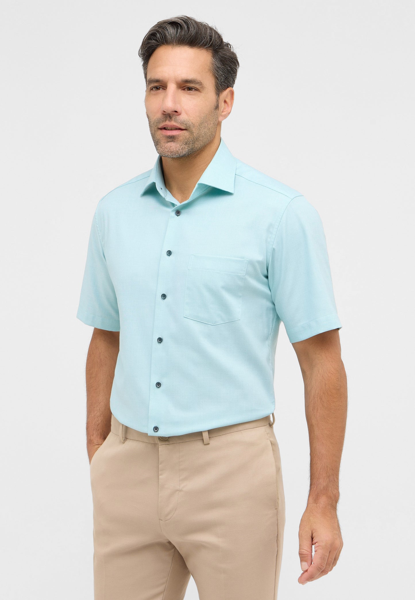 Hemd Twill Kurzarm