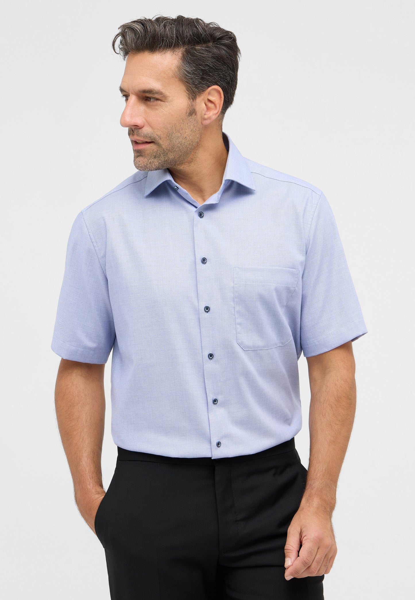 Hemd Twill Kurzarm
