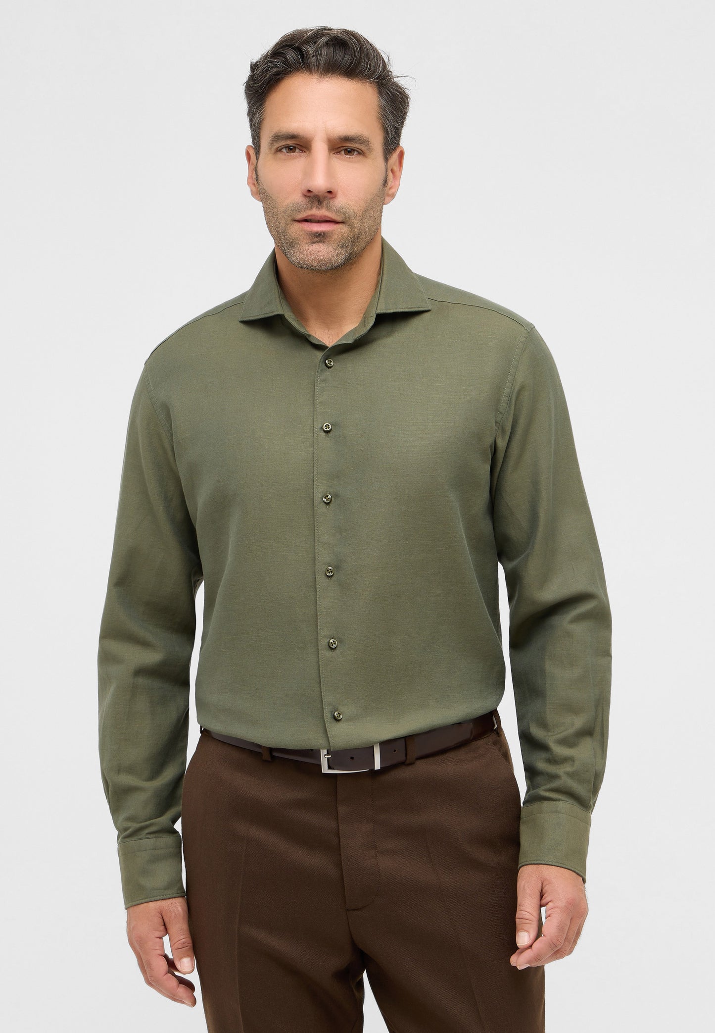 Linen Shirt Twill Langarm