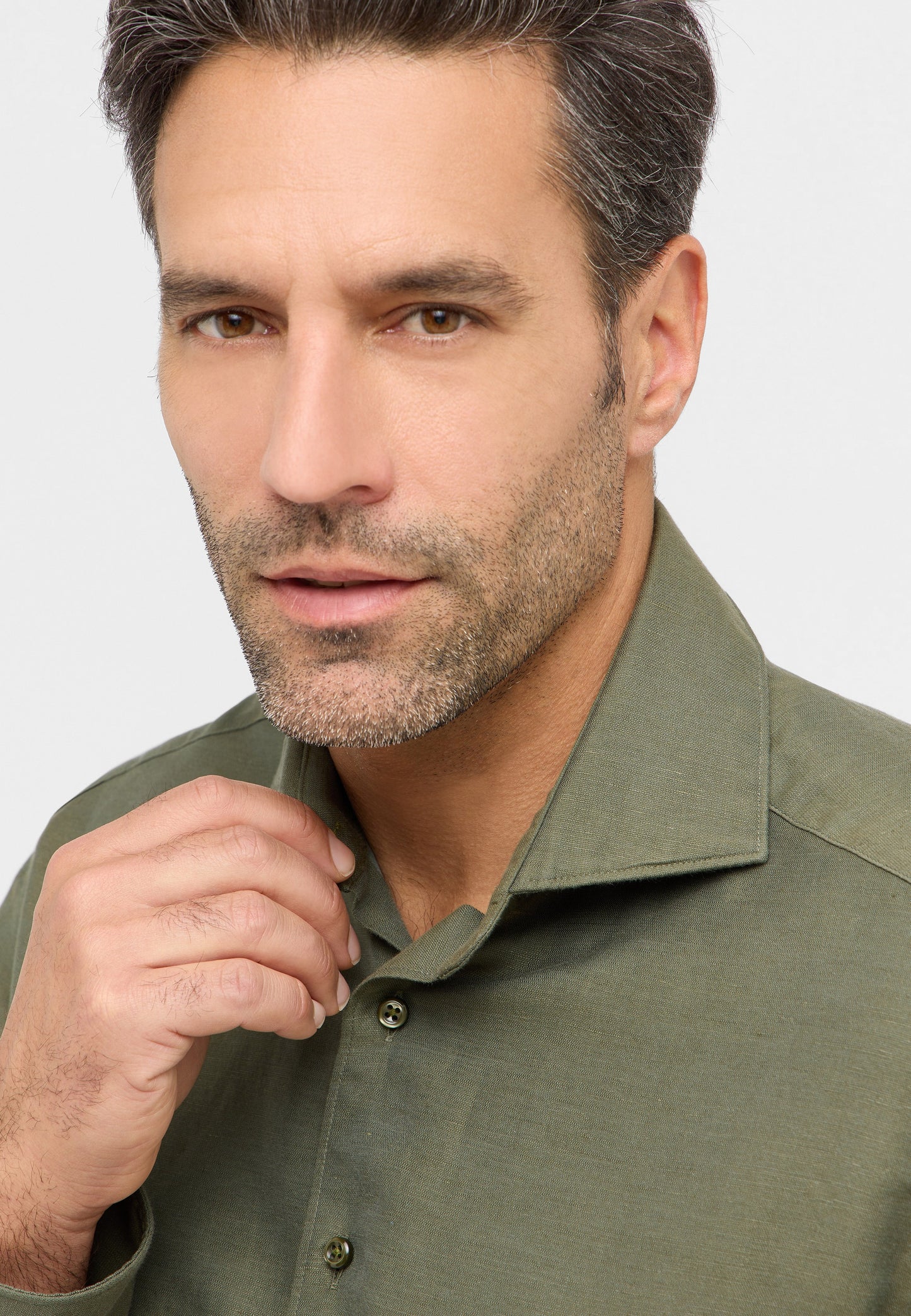 Linen Shirt Twill Langarm