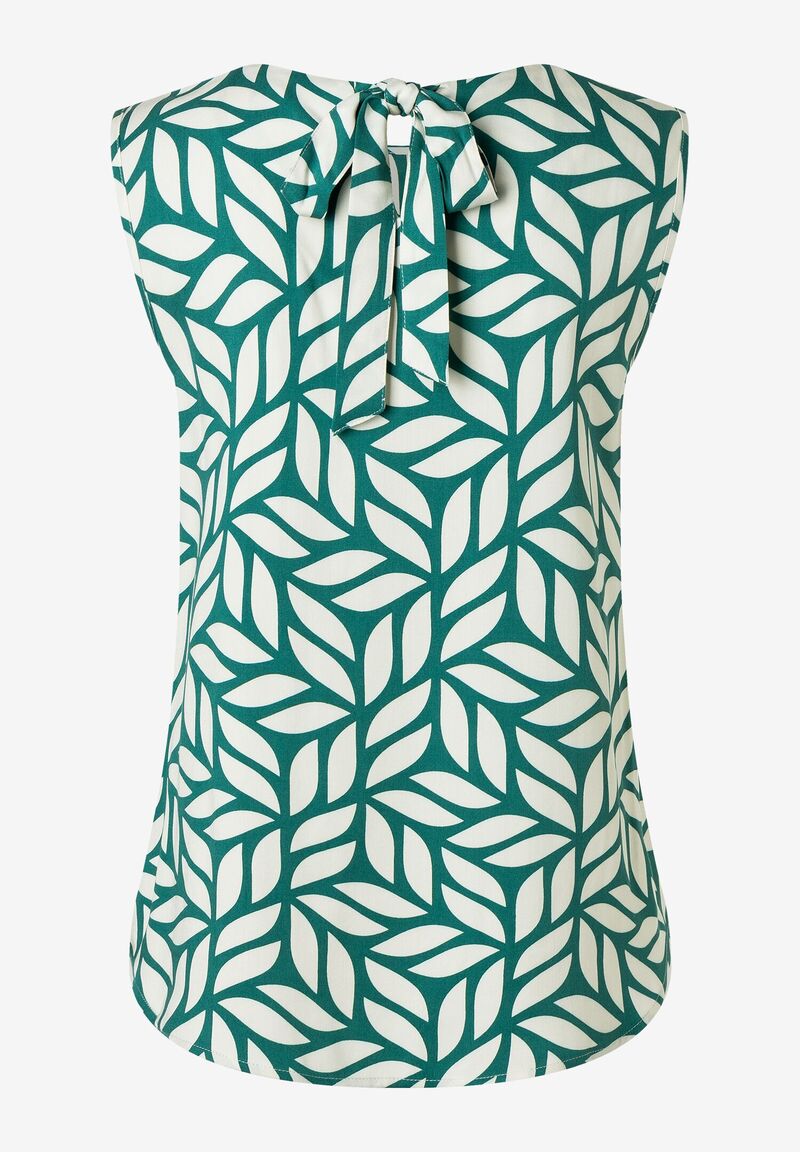 Blusentop grafischer Print Sommer-Kollektion