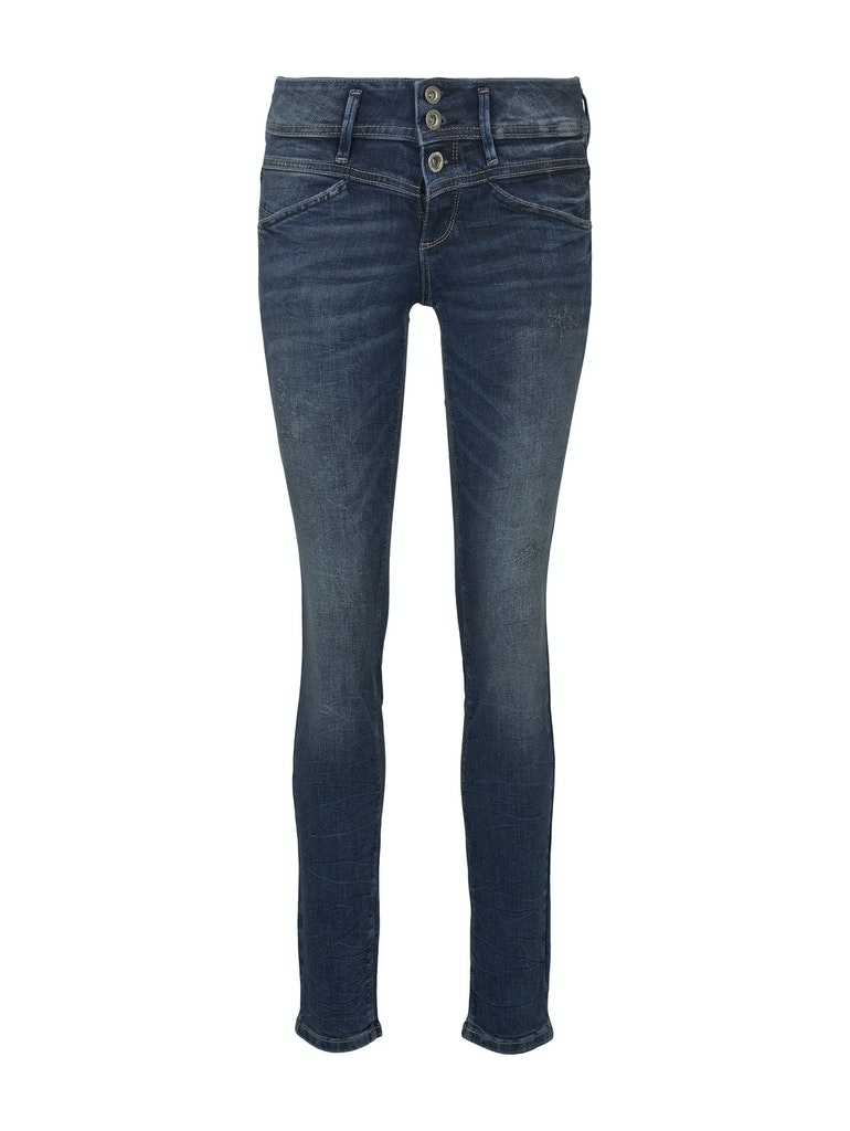 Tom Tailor Alexa slim, random bleached blue denim