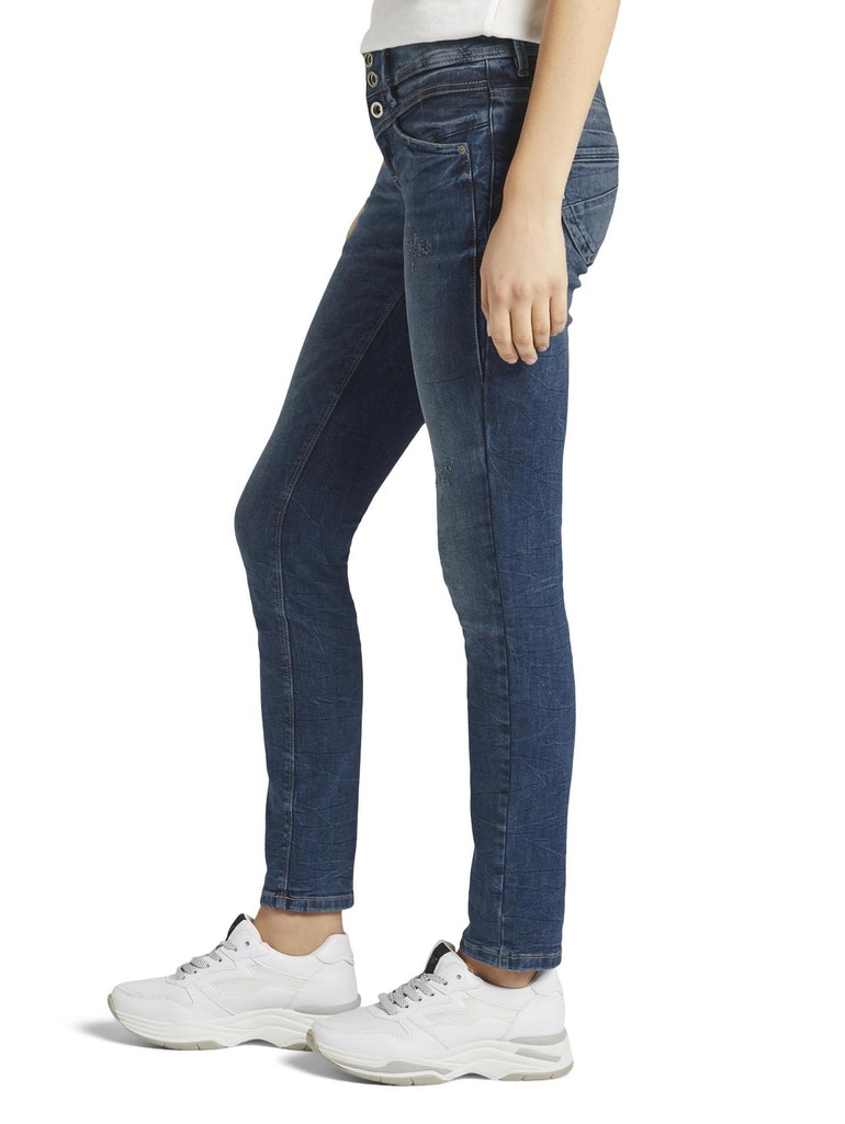 Tom Tailor Alexa slim, random bleached blue denim