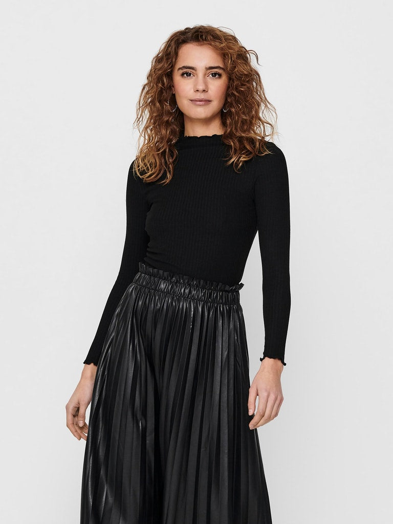 ONLEMMA L/S HIGH NECK TOP NOOS JRS