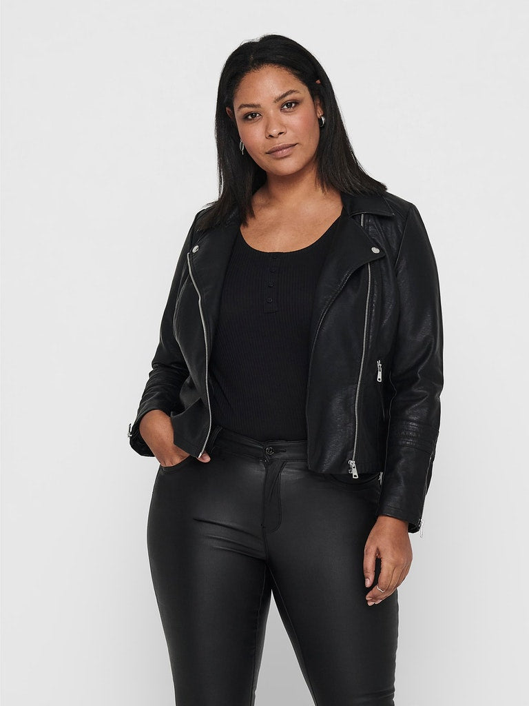 CAREMMY FAUX LEATHER BIKER NOOS