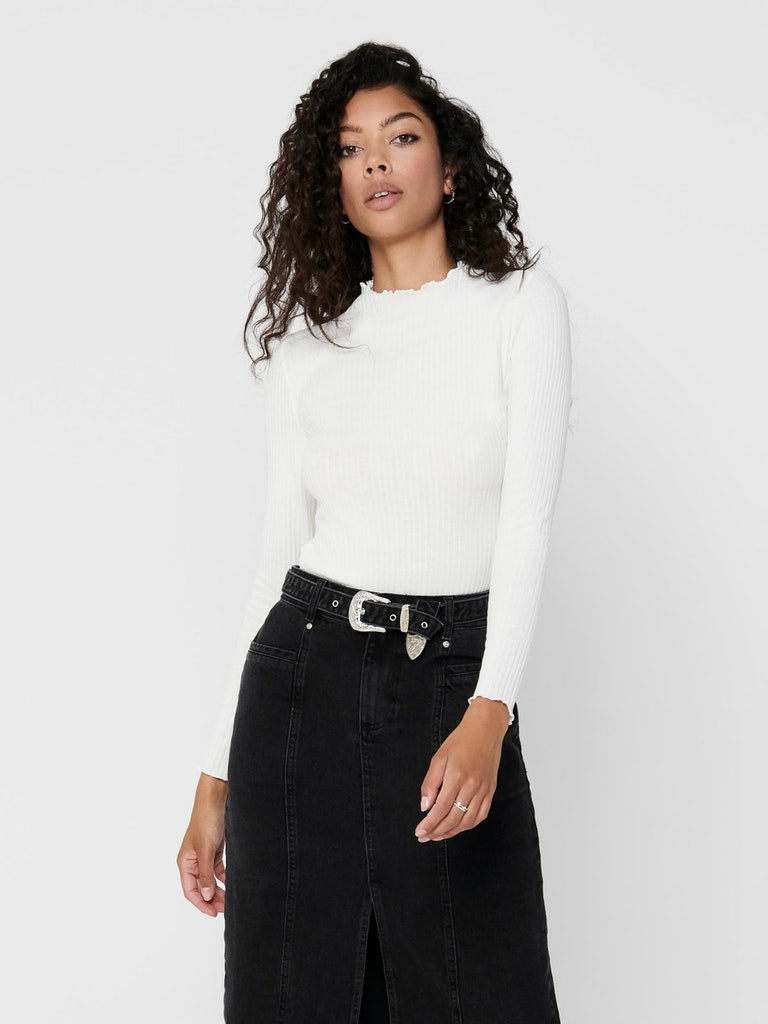 ONLEMMA L/S HIGH NECK TOP NOOS JRS