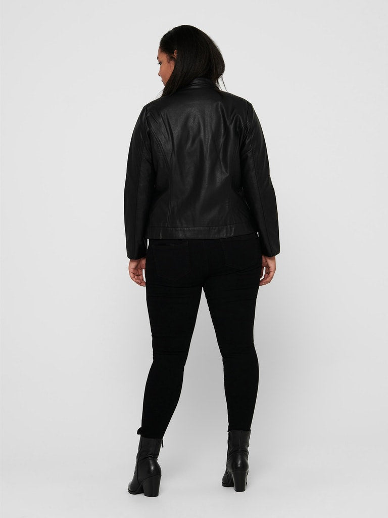 CARROBBER FAUX LEATHER JACKET NOOS