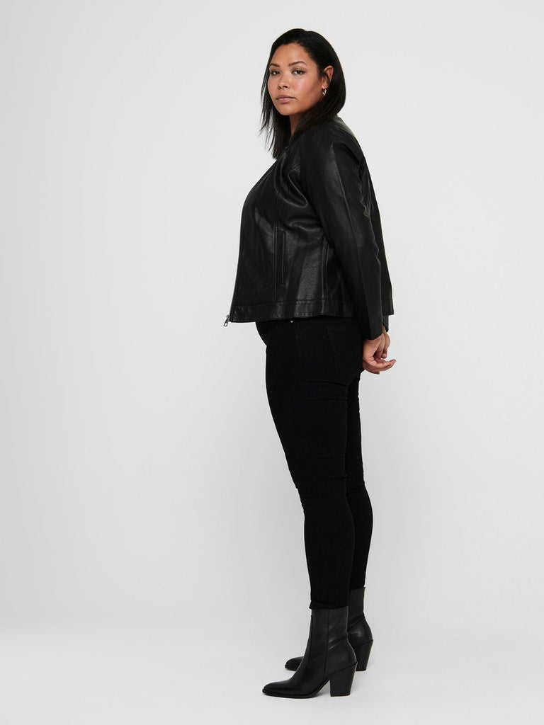 CARROBBER FAUX LEATHER JACKET NOOS