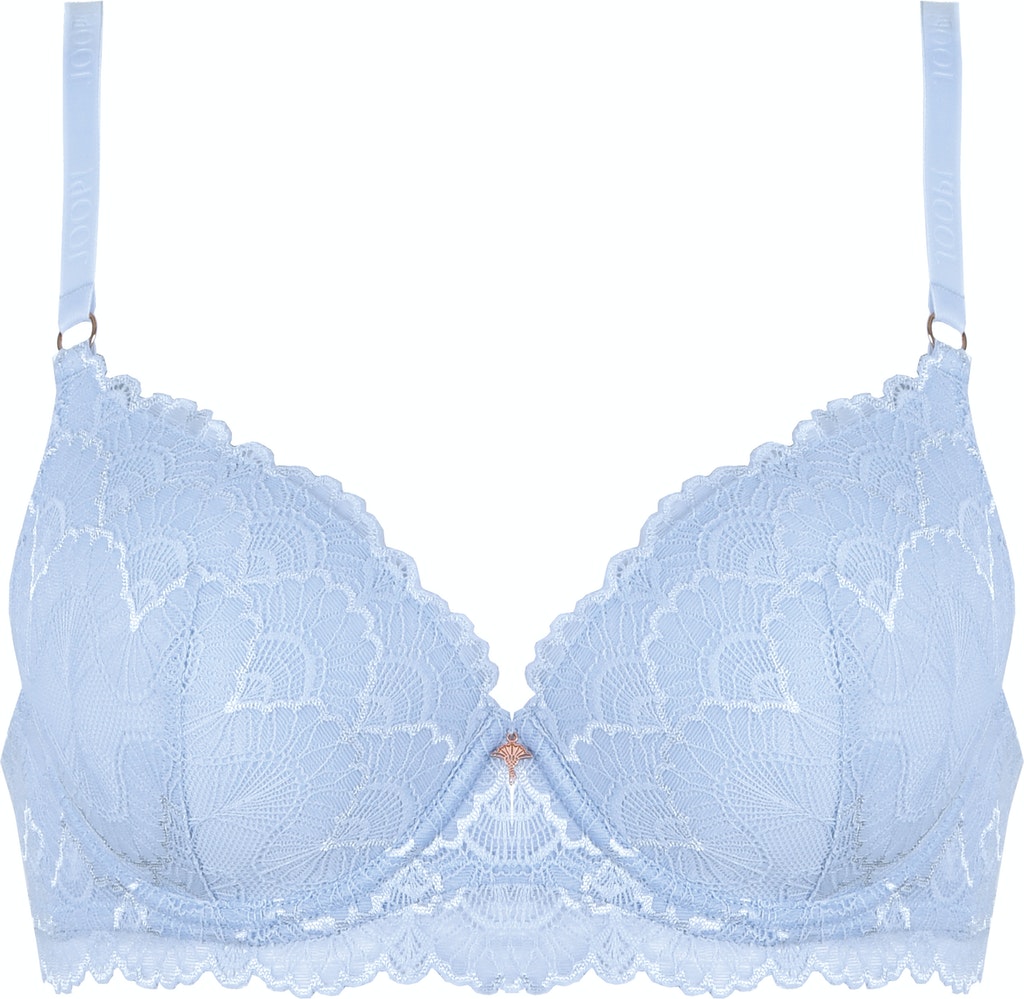 Underwired bra padded