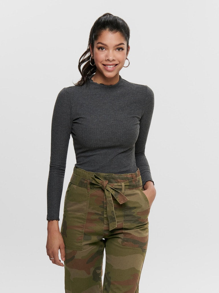 ONLEMMA L/S HIGH NECK TOP NOOS JRS