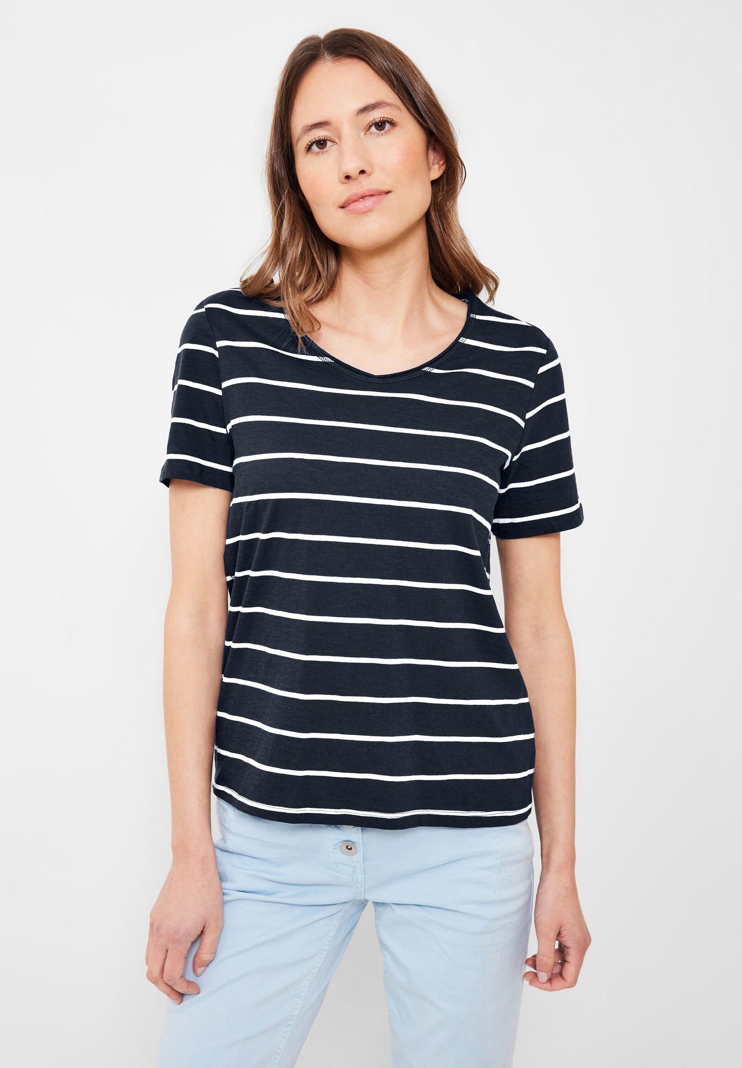 T-Shirt mit Streifenmuster
