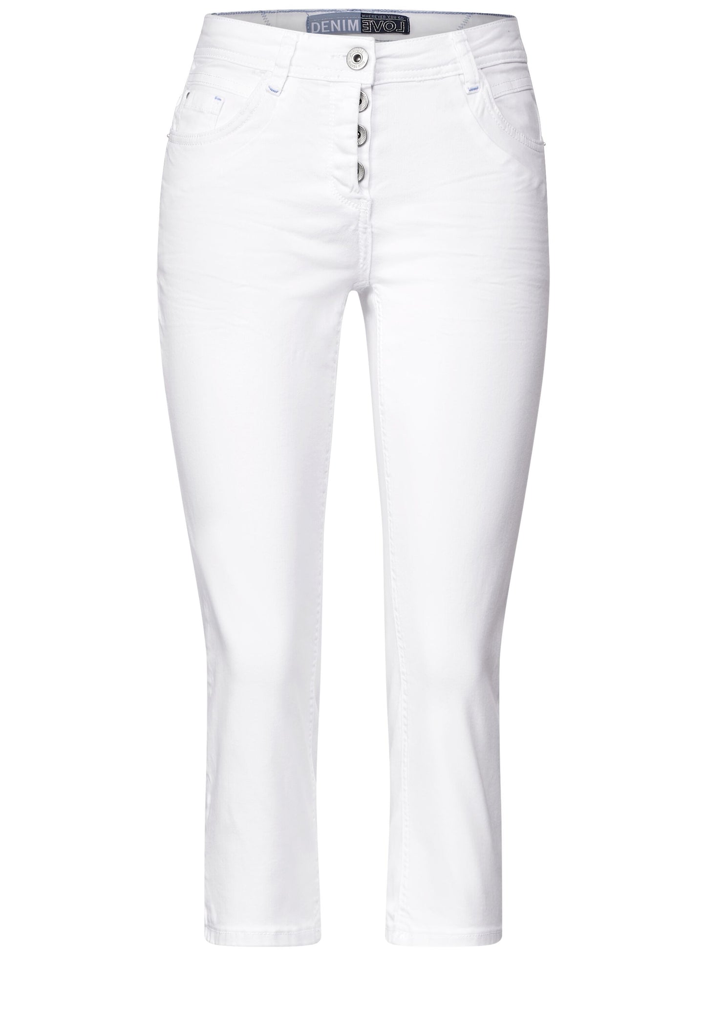 Loose Fit Jeans in 3/4 Länge