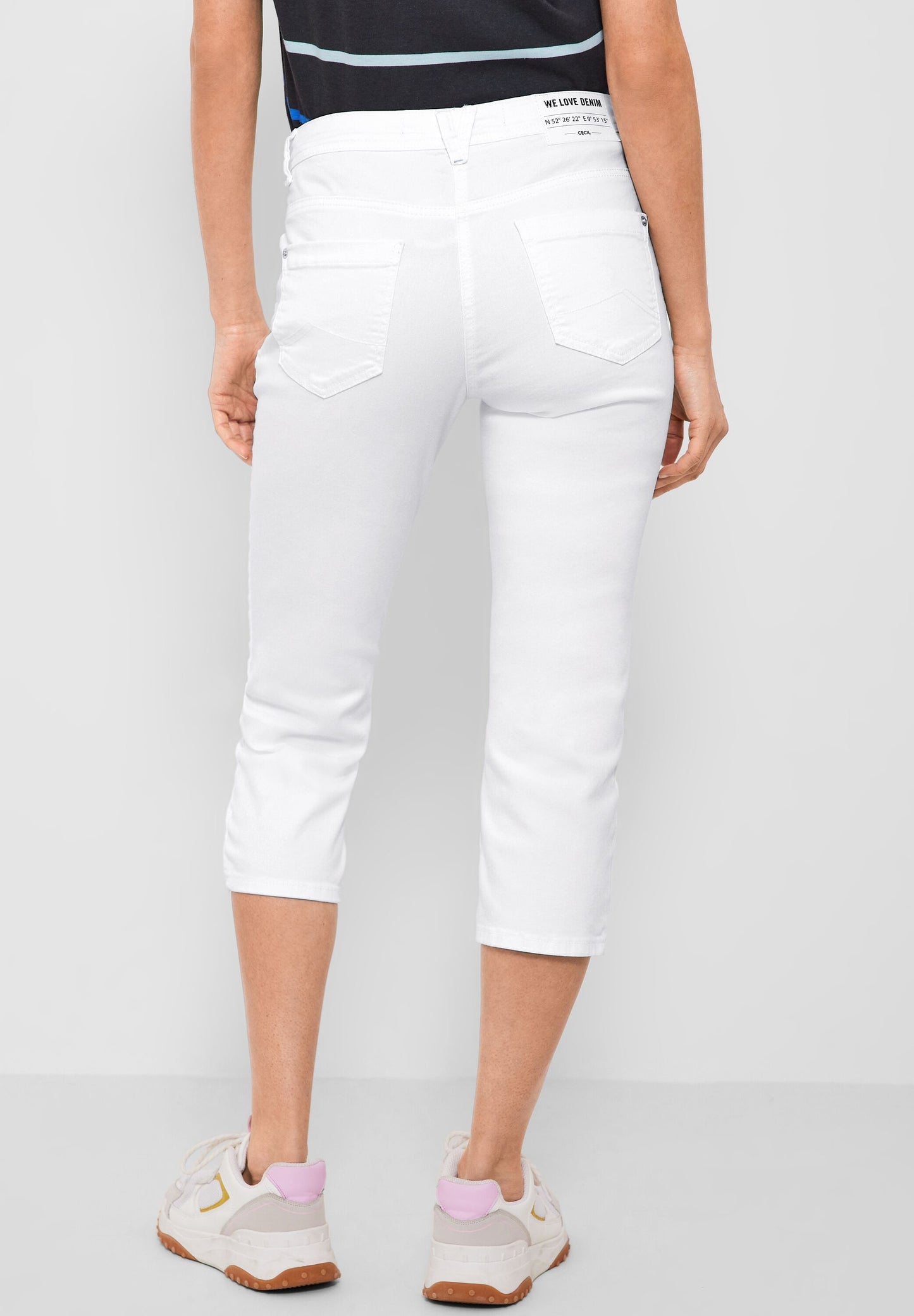 Loose Fit Jeans in 3/4 Länge