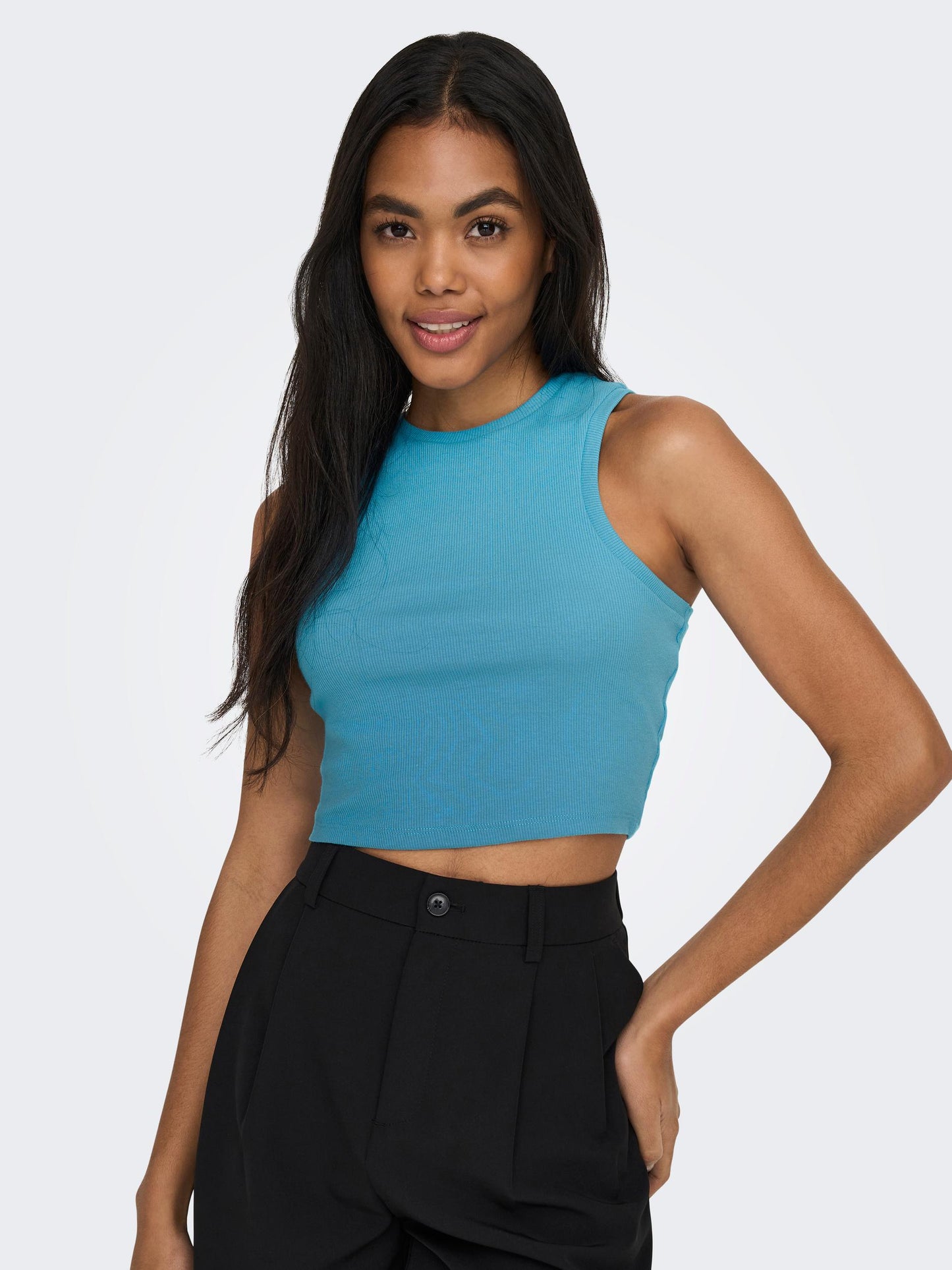ONLVILMA S/L CROPPED TANK TOP JRS NOOS