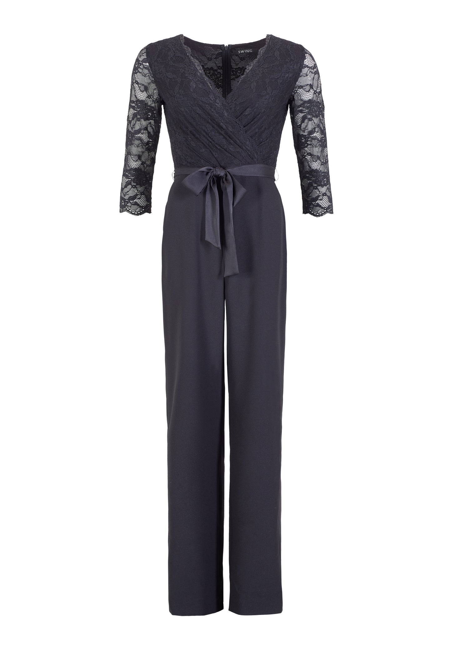 Jumpsuit aus Materialmix