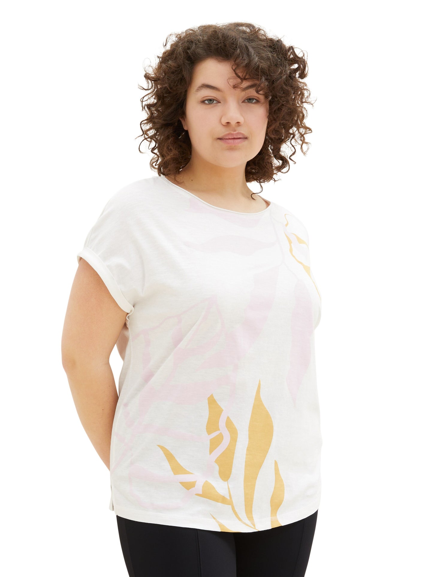Plus - T-Shirt mit Print