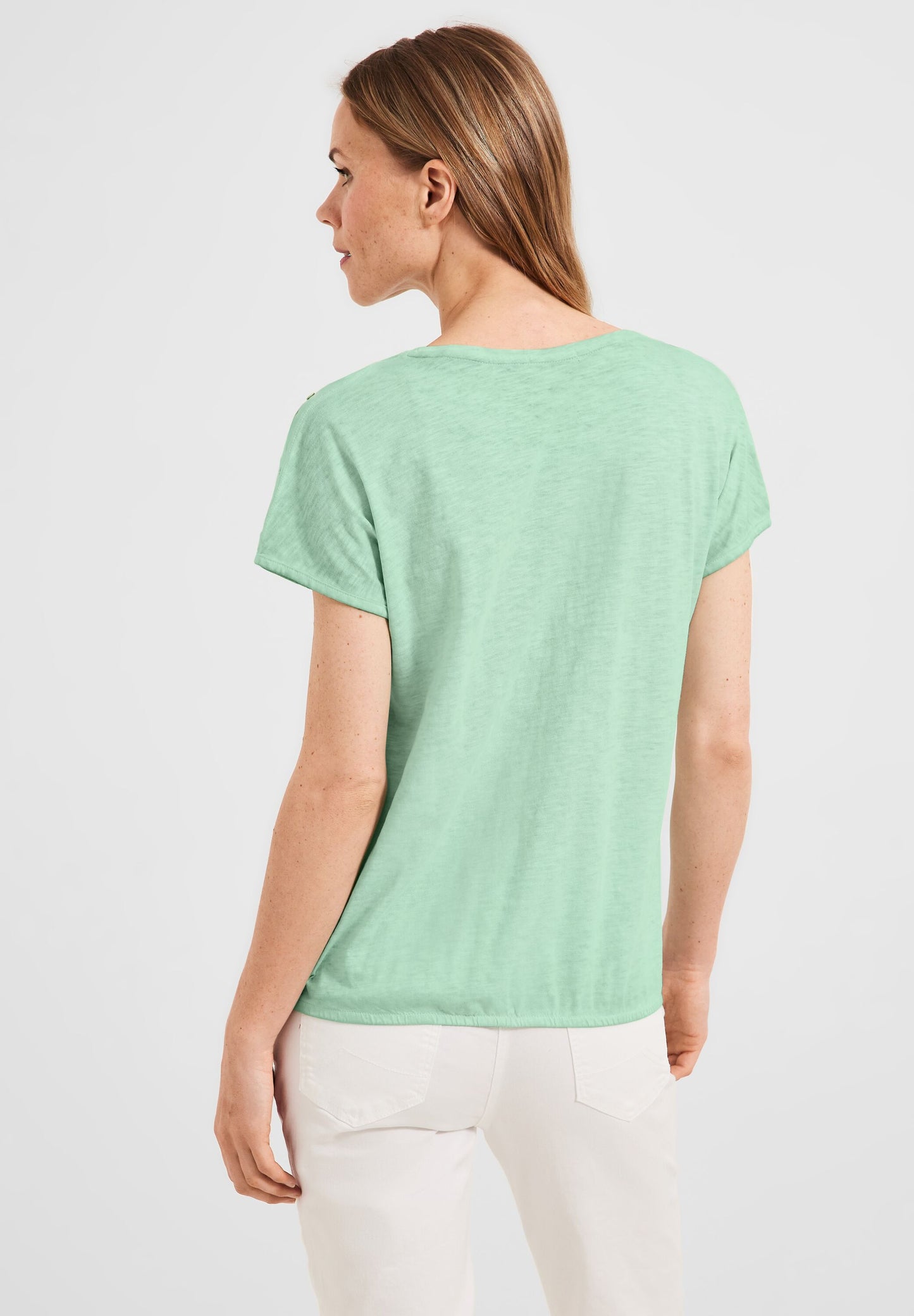 T-Shirt in gewaschener Optik
