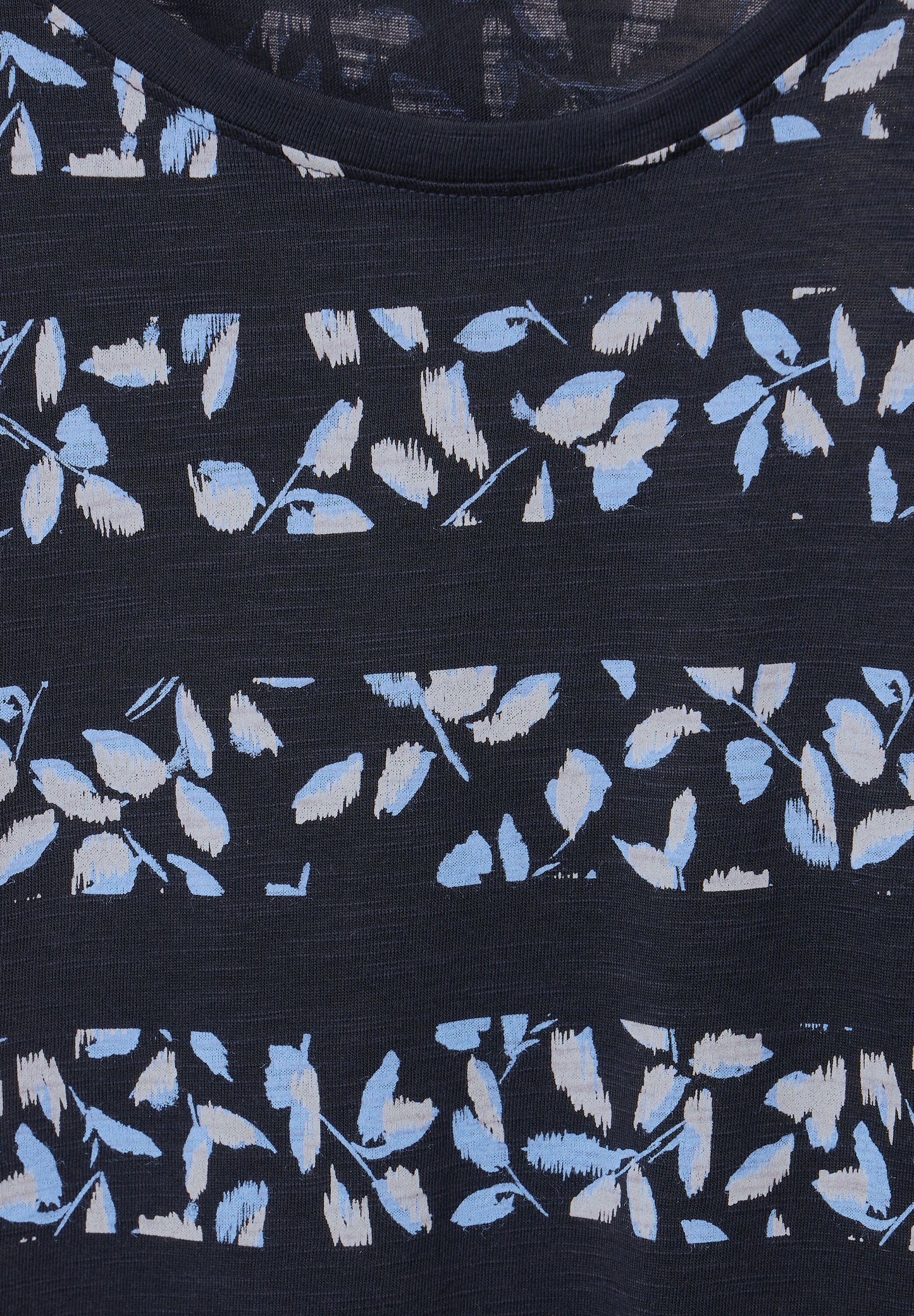 Florales Streifenshirt