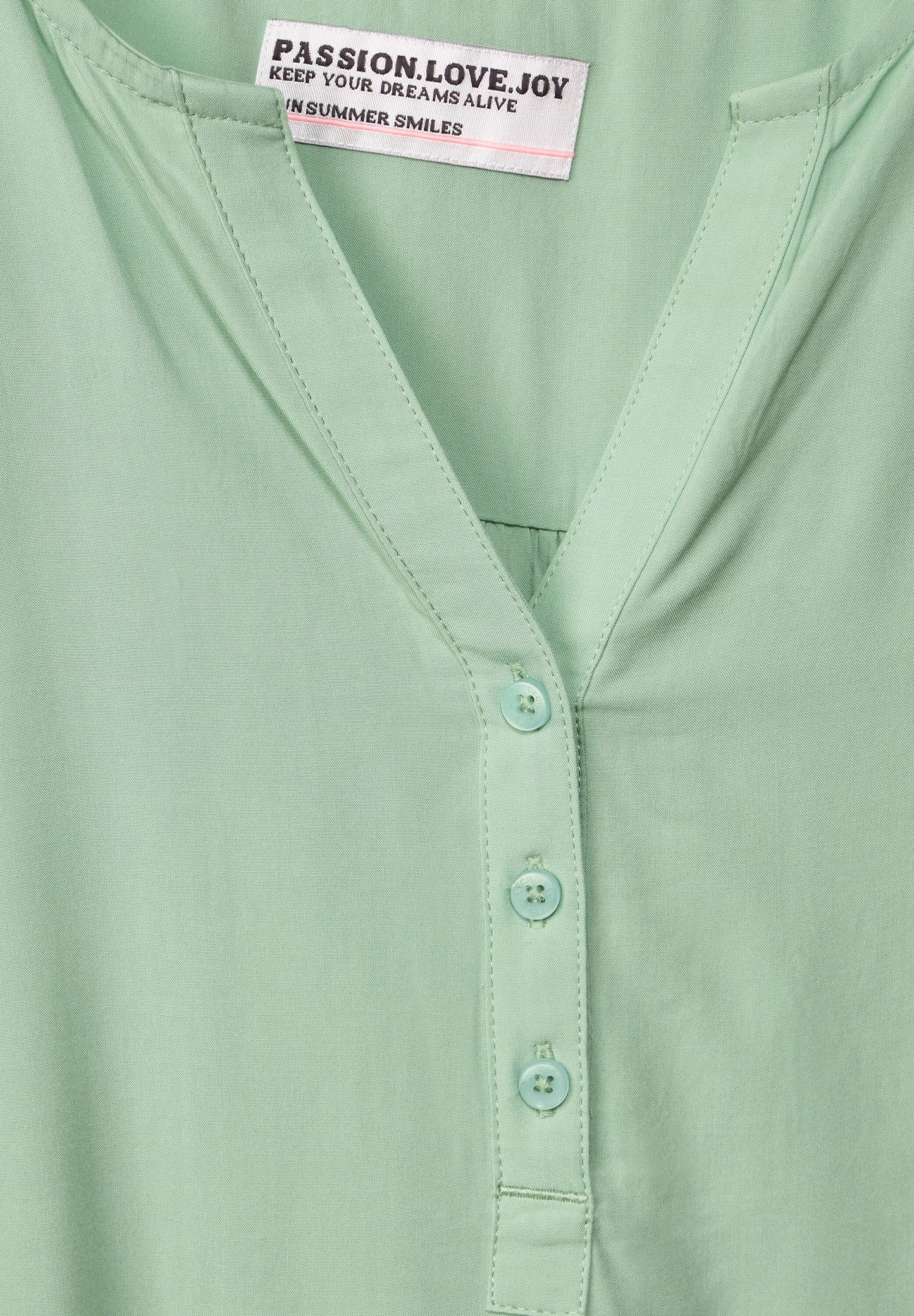 Unifarbene Basic Bluse