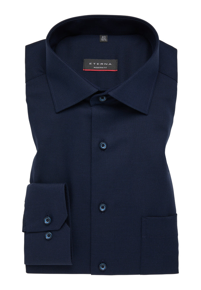 ETERNA Struktur-Hemd MODERN FIT