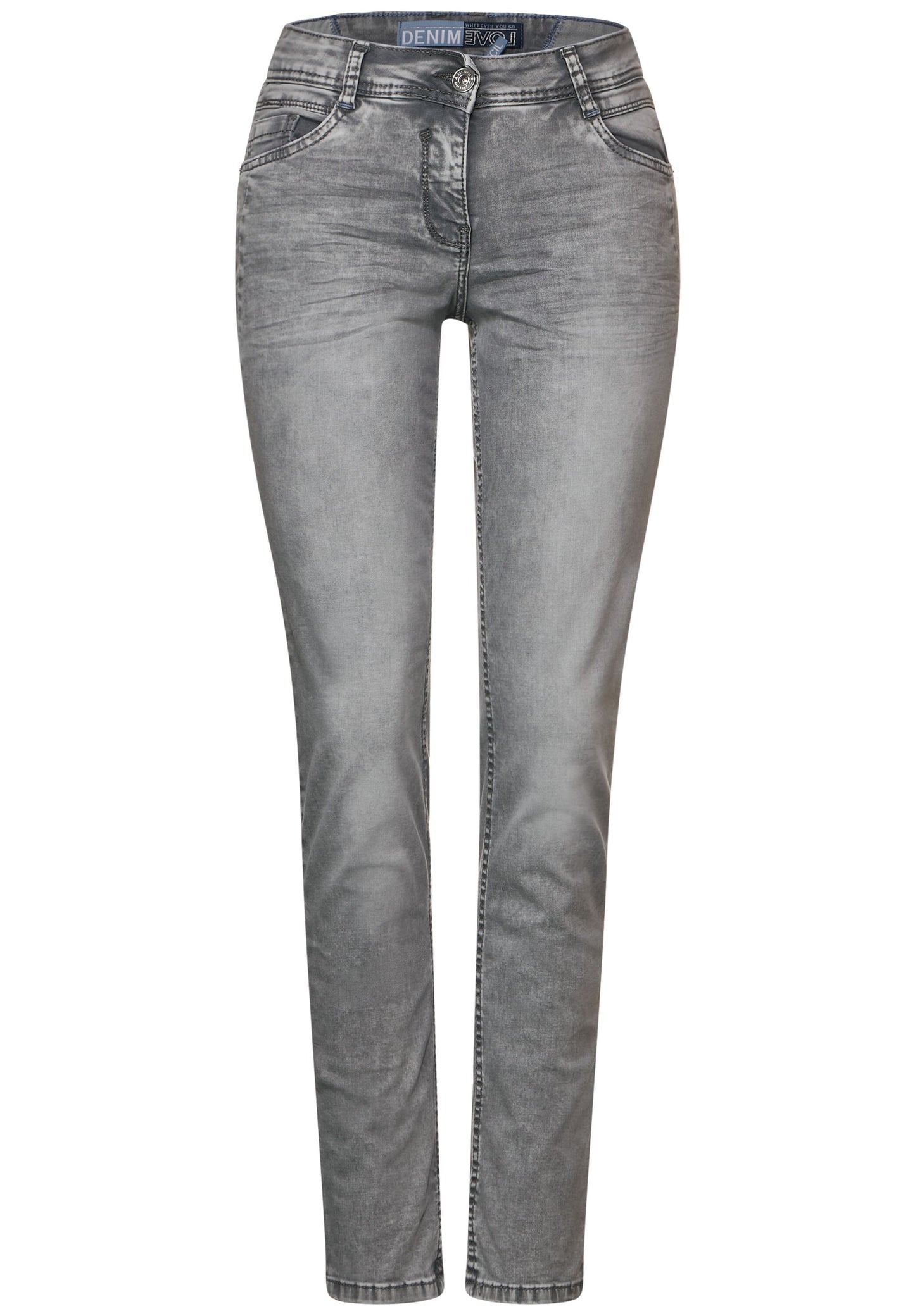 Graue Loose Fit Jeans