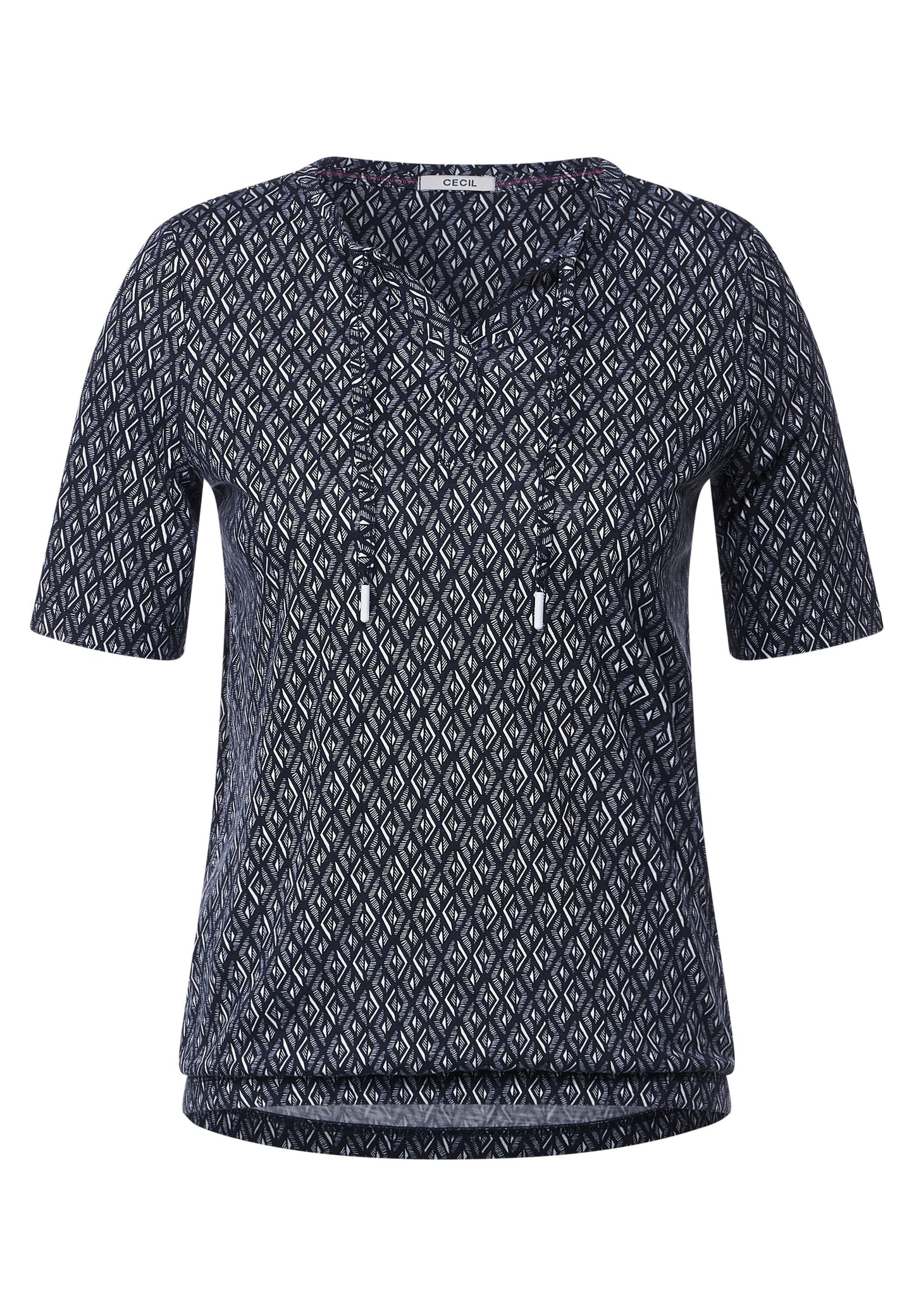 Shirt mit Rhombus Print