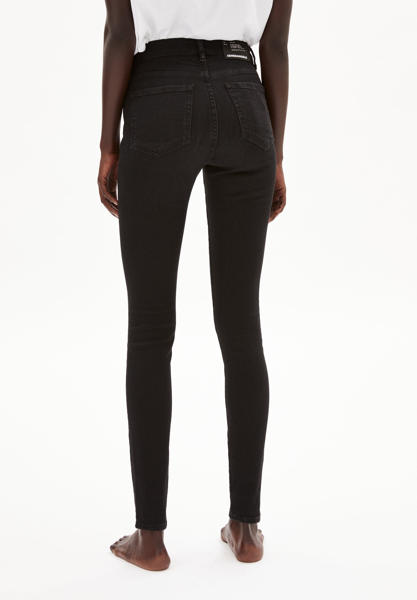 TILLAA X STRETCH Denims / 5 Pockets Skinny Solid, black night