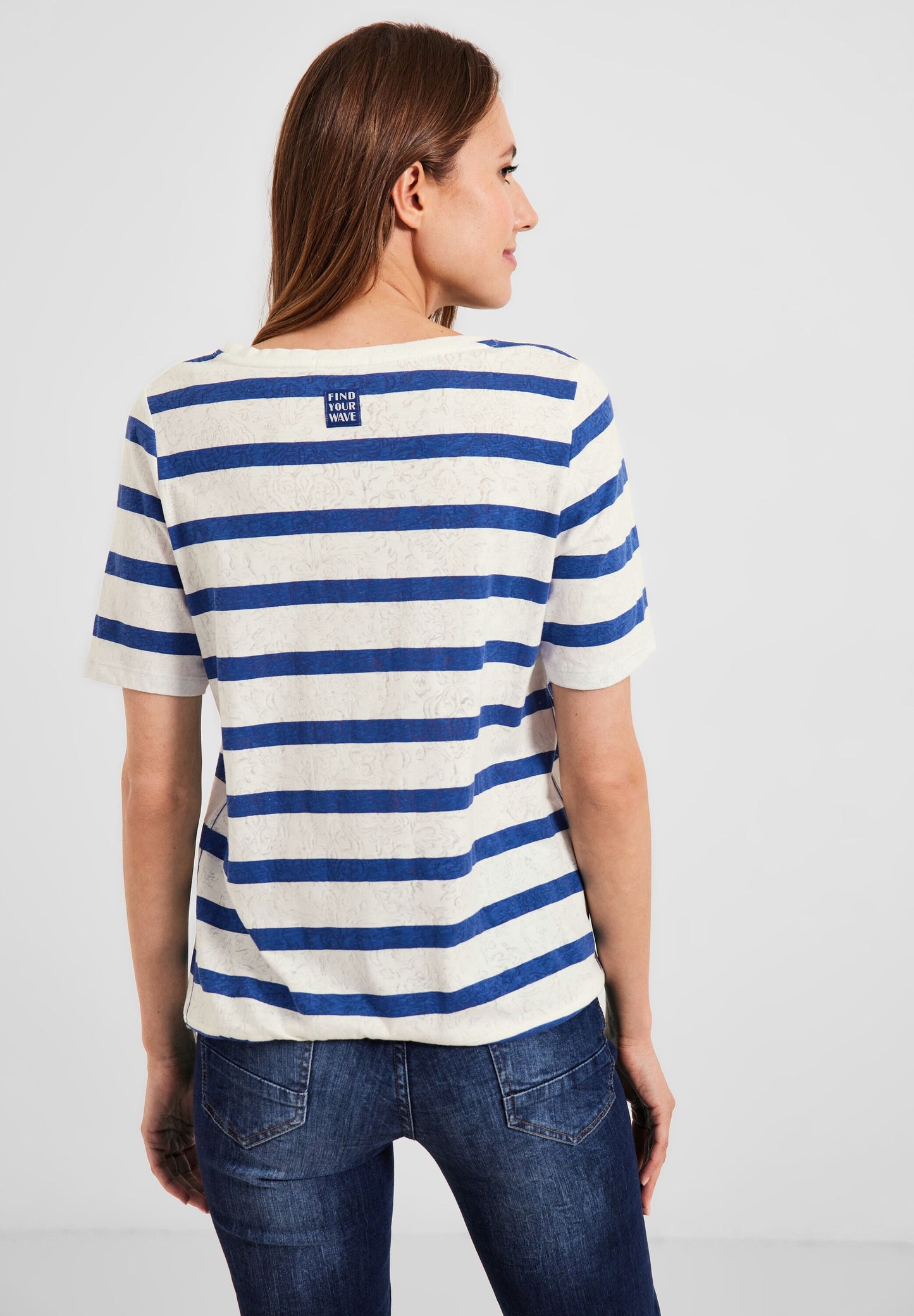 Burn Out Streifenshirt