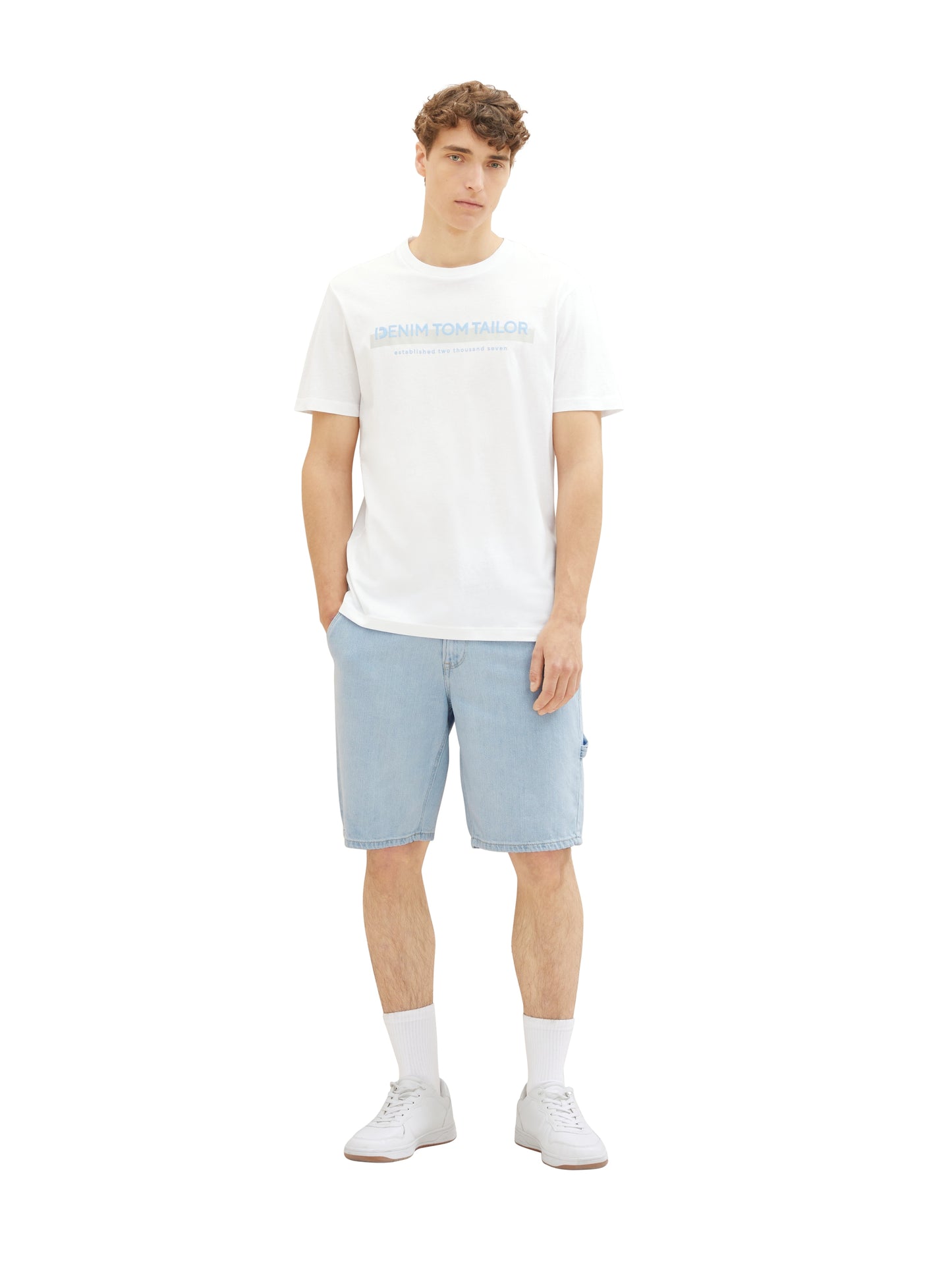 T-Shirt mit Logo Print