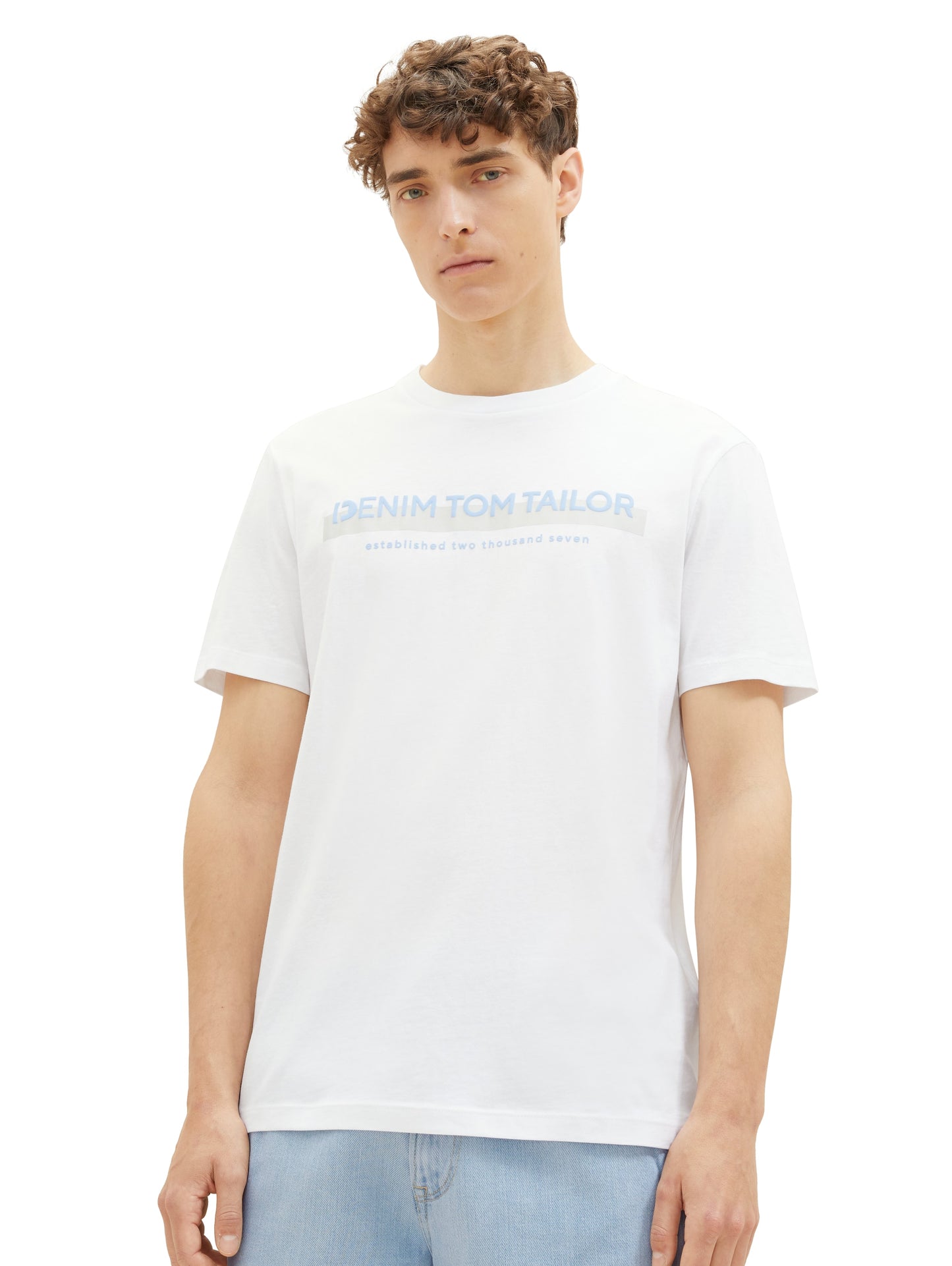T-Shirt mit Logo Print