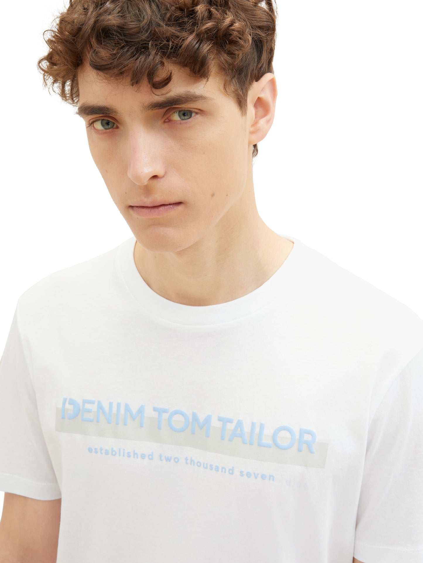 T-Shirt mit Logo Print