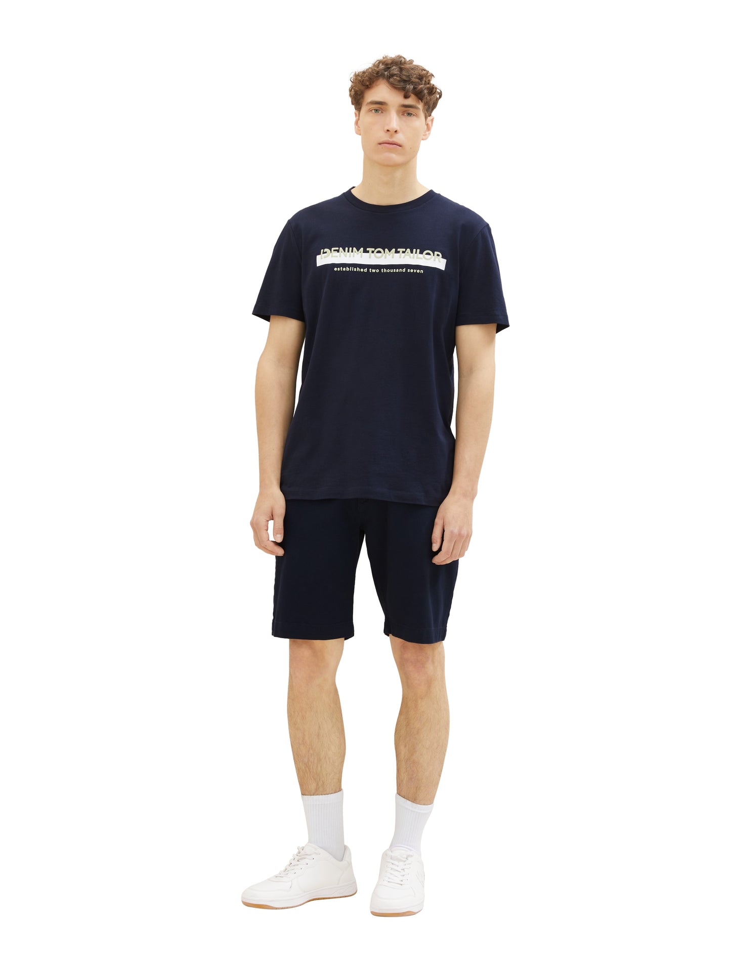 T-Shirt mit Logo Print