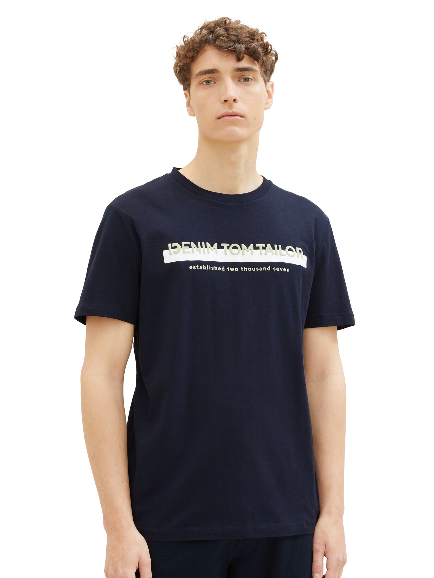 T-Shirt mit Logo Print