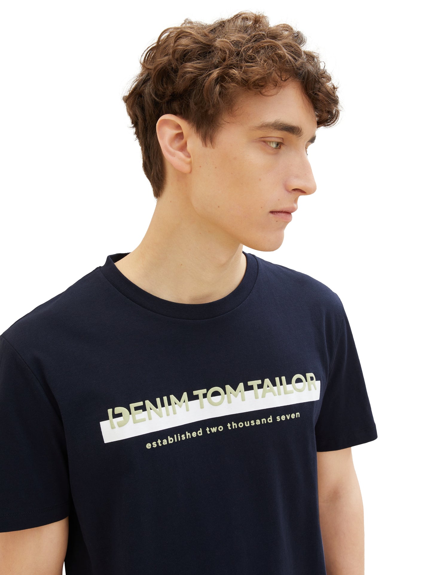 T-Shirt mit Logo Print