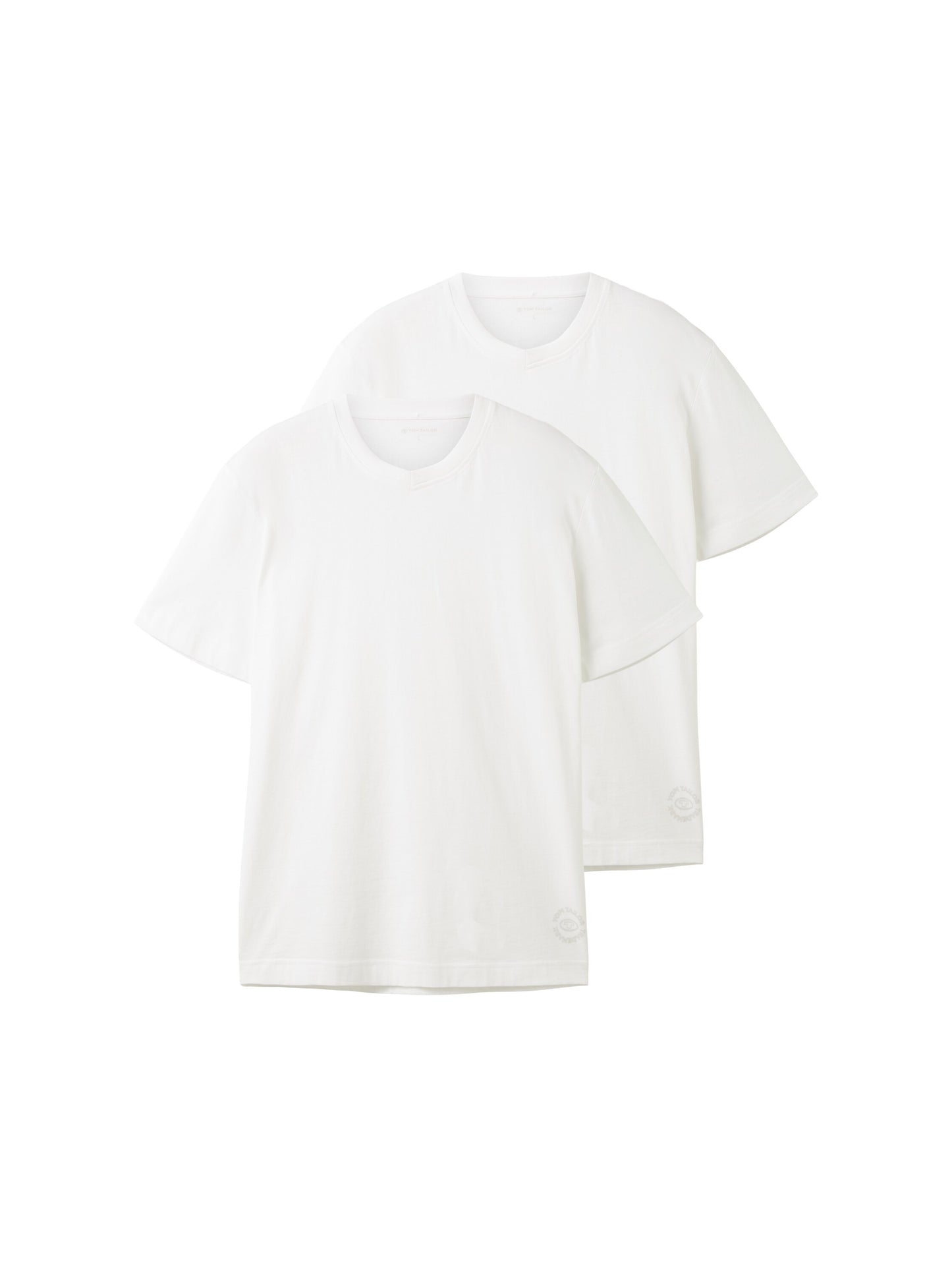 T-Shirt mit V-Ausschnitt im Doppelpack