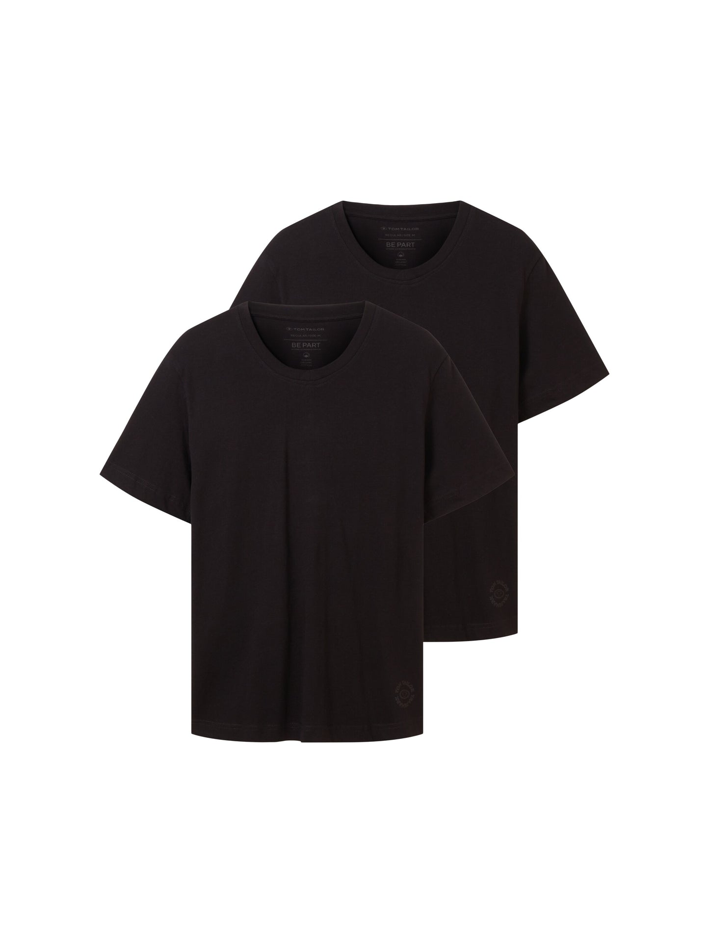 T-Shirt mit V-Ausschnitt im Doppelpack