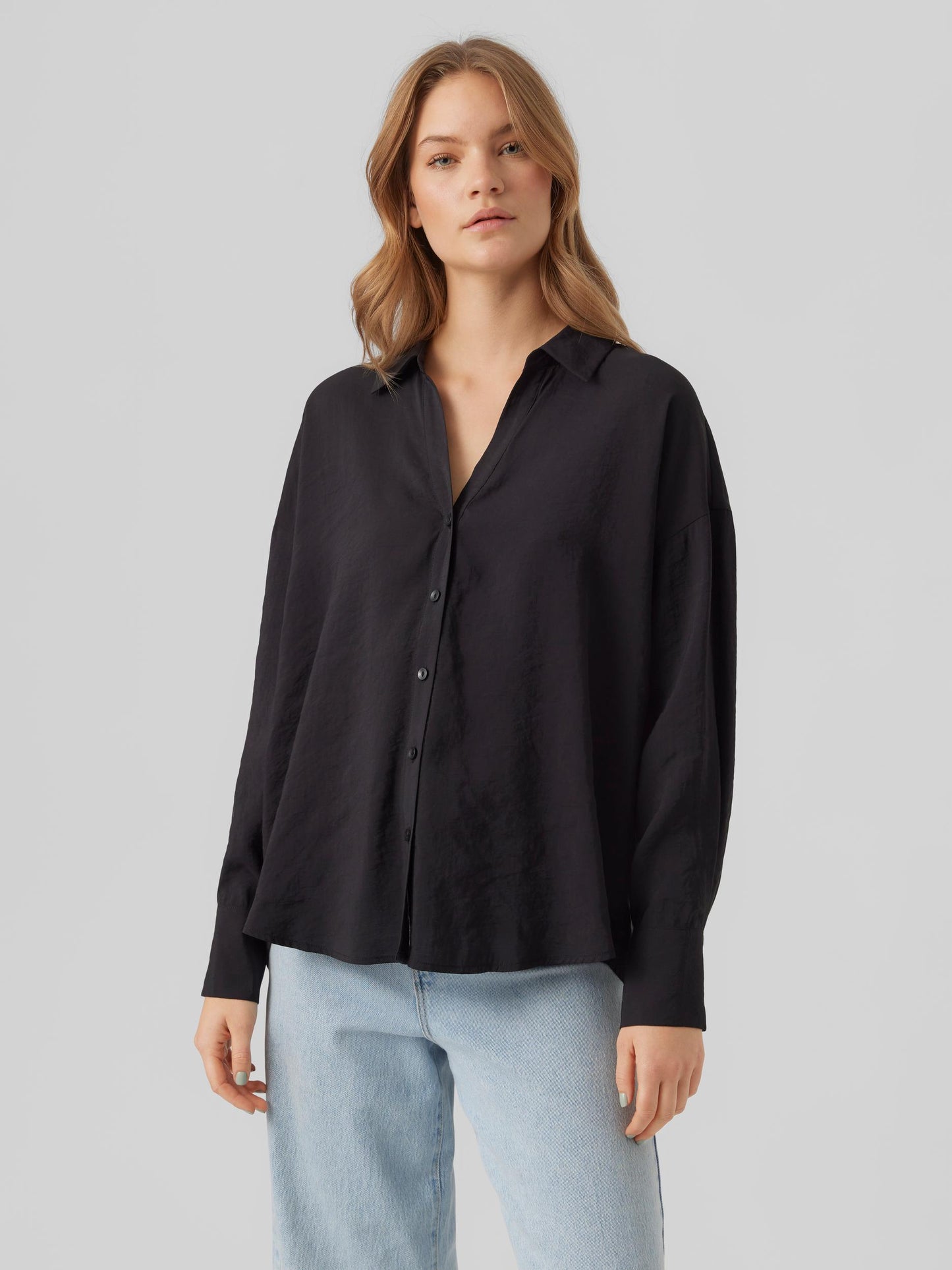 VMQUEENY LS OVERSIZE SHIRT WVN GA NOOS
