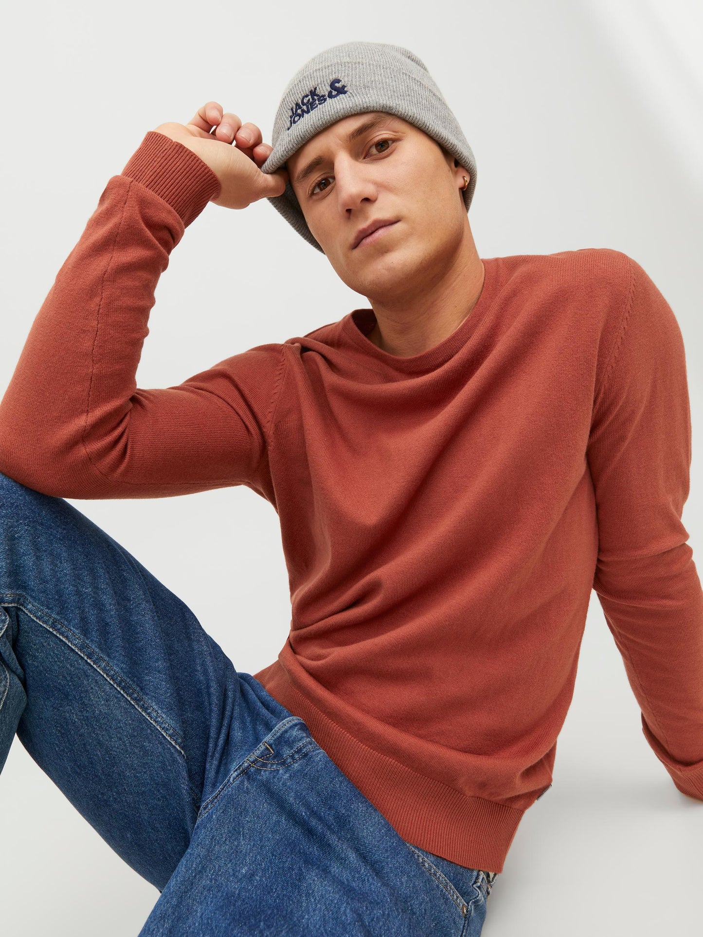 JJEEMIL KNIT CREW NECK NOOS