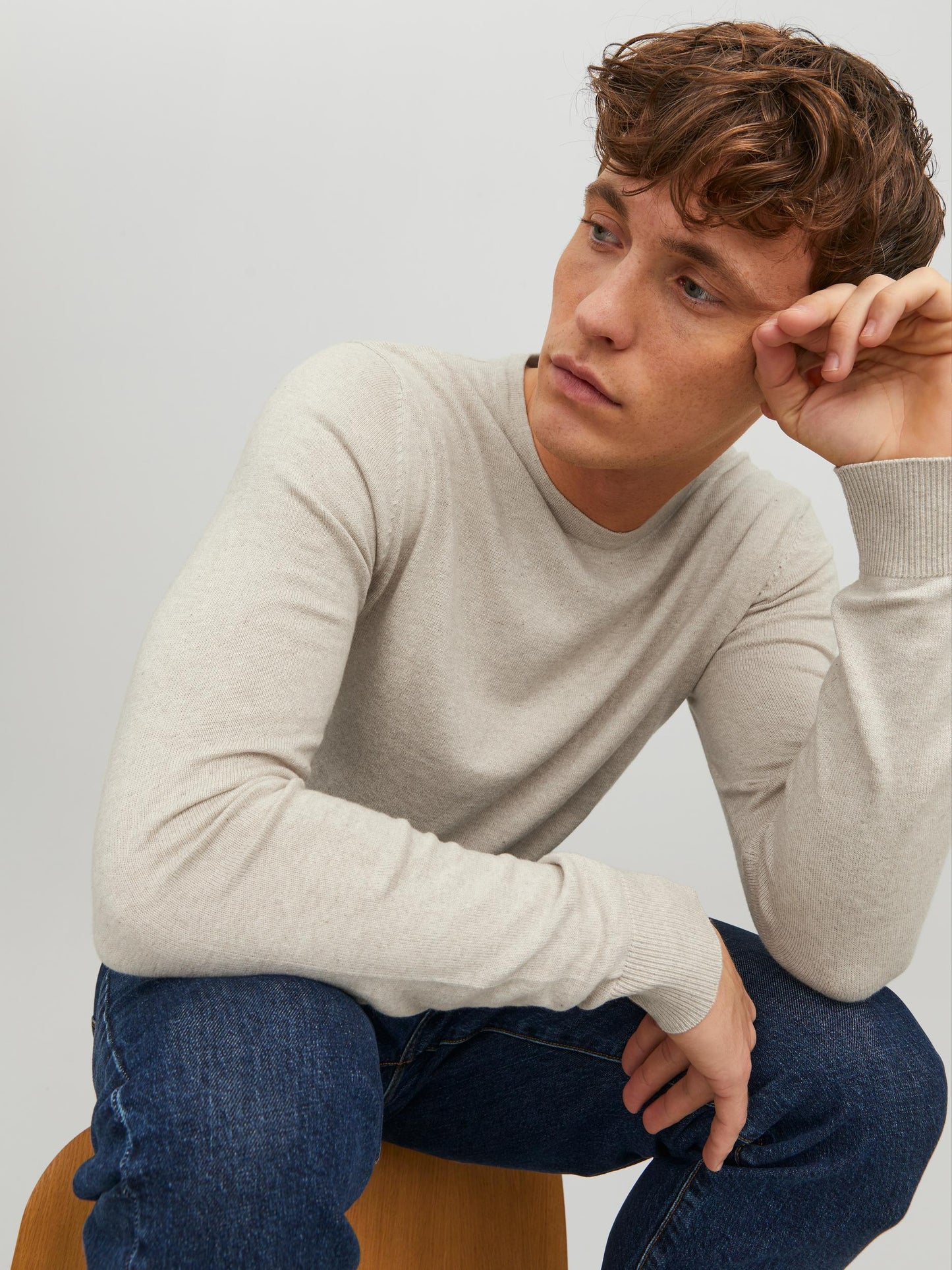JJEEMIL KNIT CREW NECK NOOS