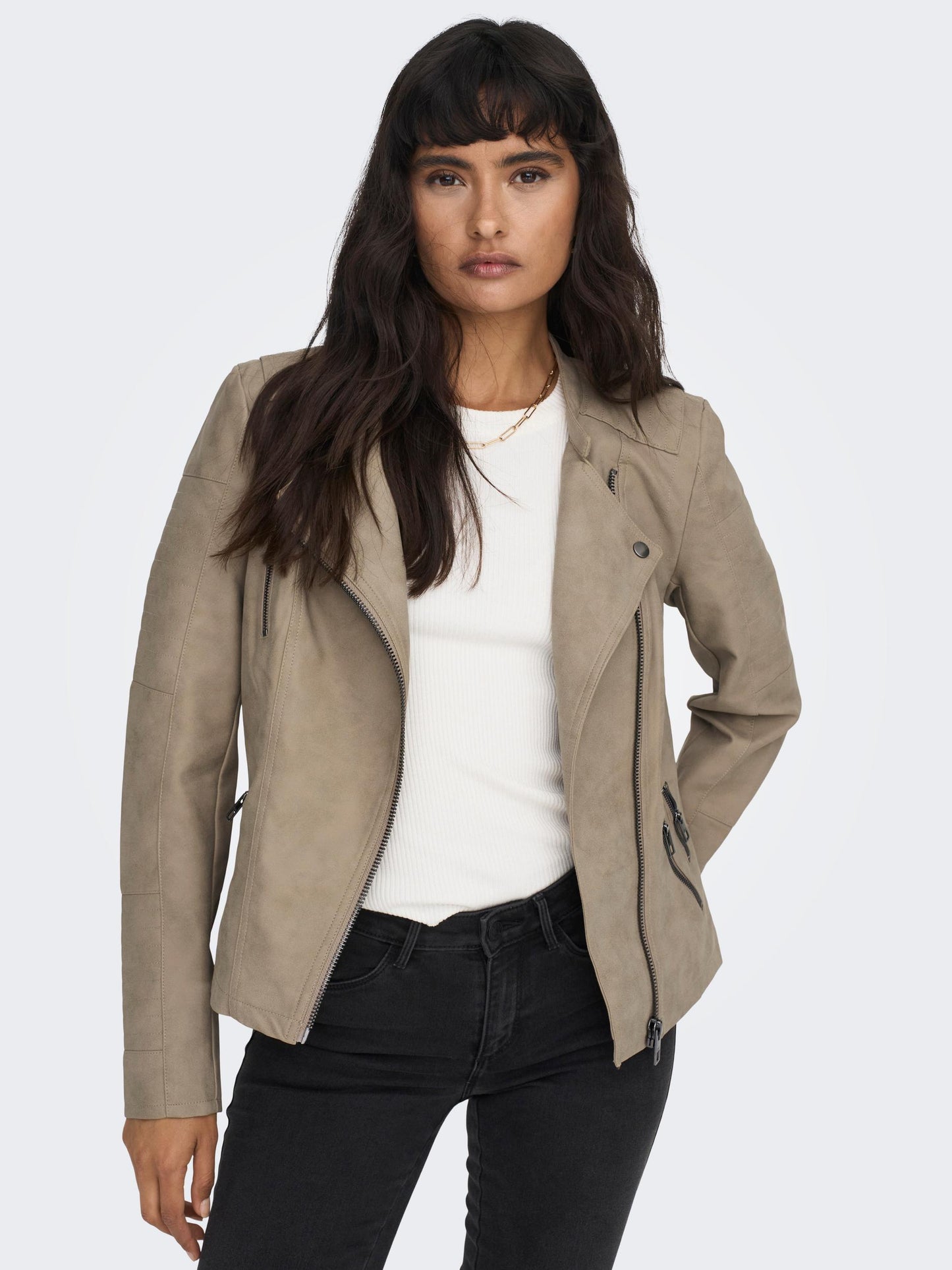 ONLAVA FAUX LEATHER BIKER OTW NOOS