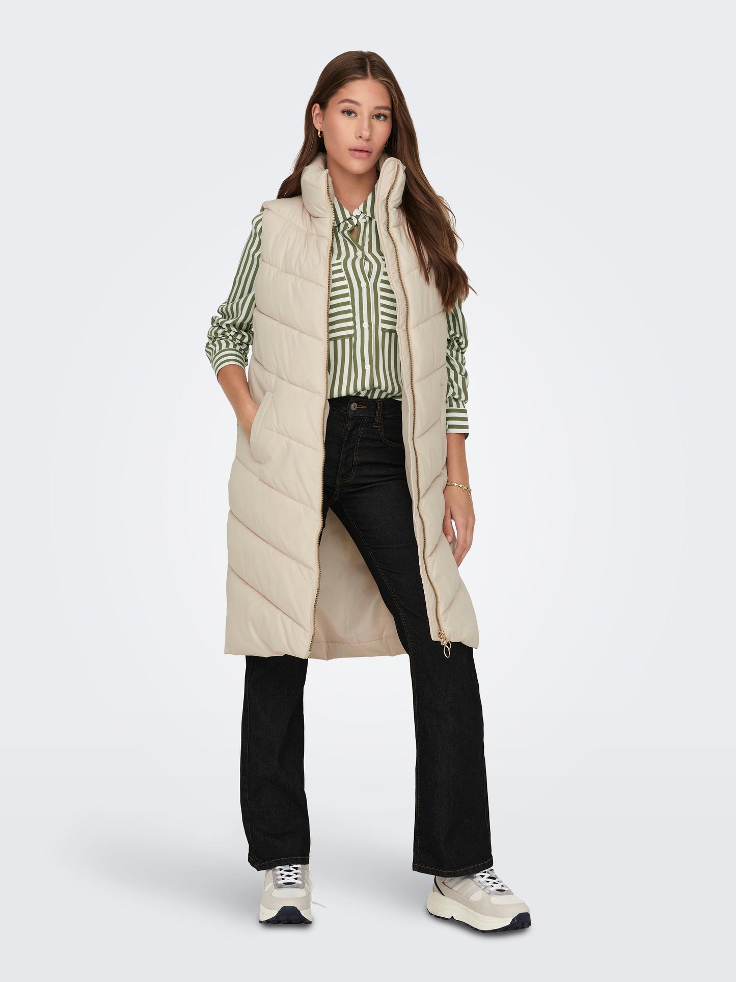 JDYFINNO LONG PADDED WAISTCOAT NEW NOOS