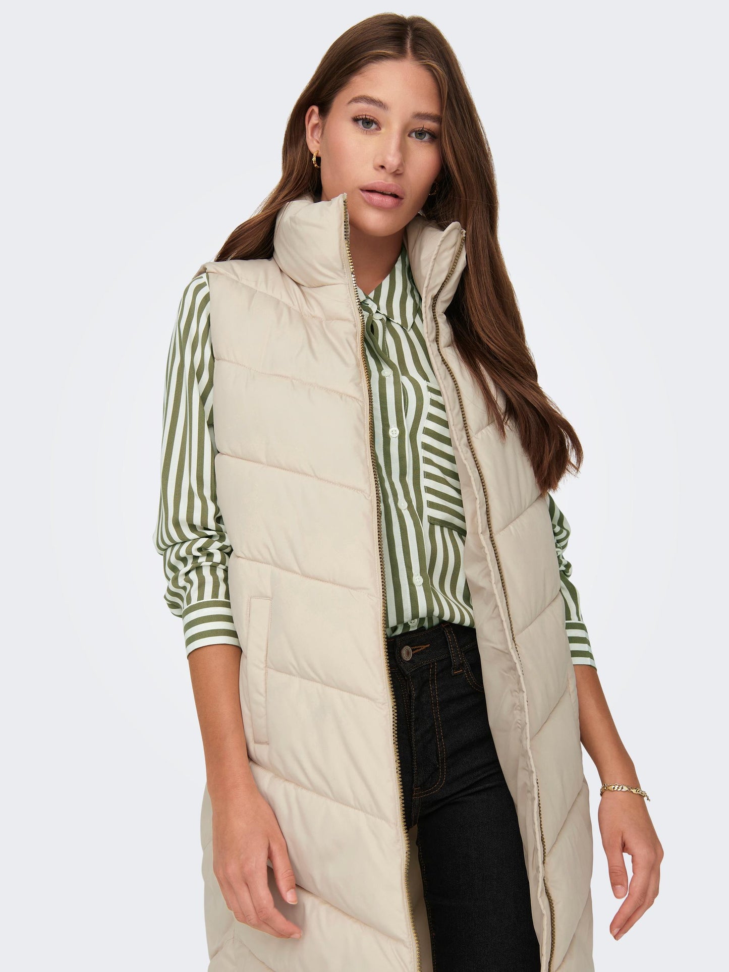 JDYFINNO LONG PADDED WAISTCOAT NEW NOOS