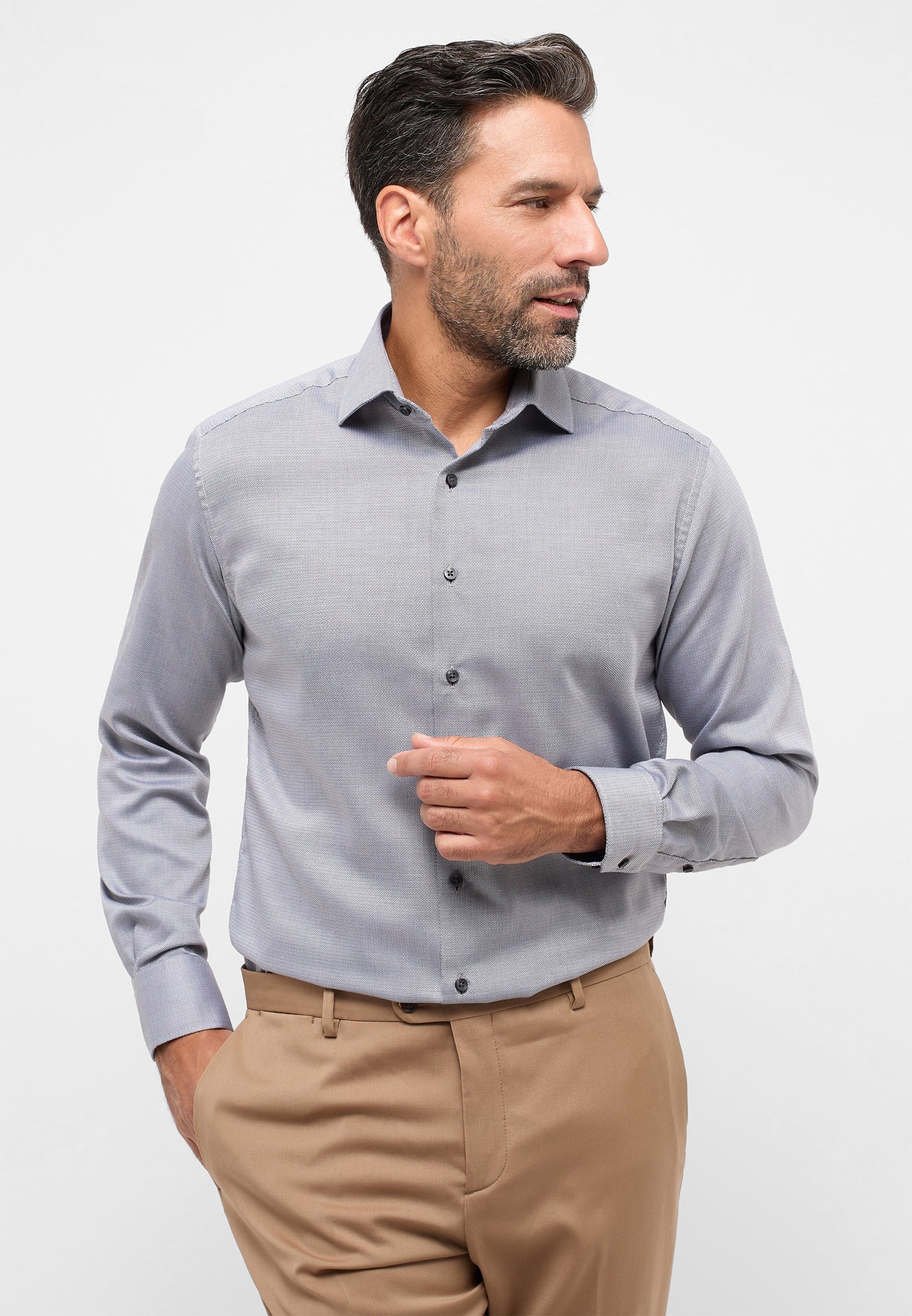 ETERNA Struktur-Hemd MODERN FIT
